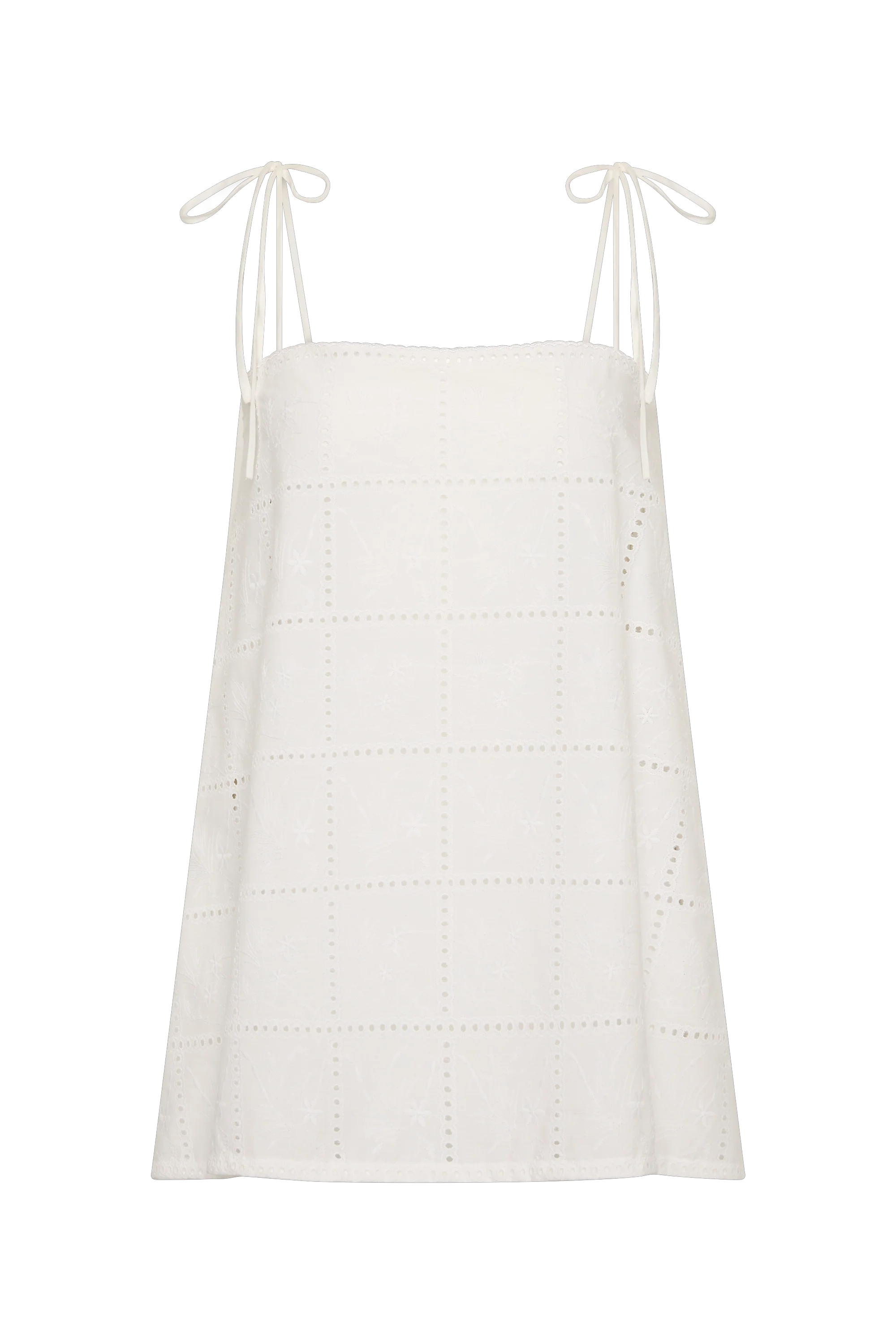 Mora Top Handkerchief Broderie White - Image 6
