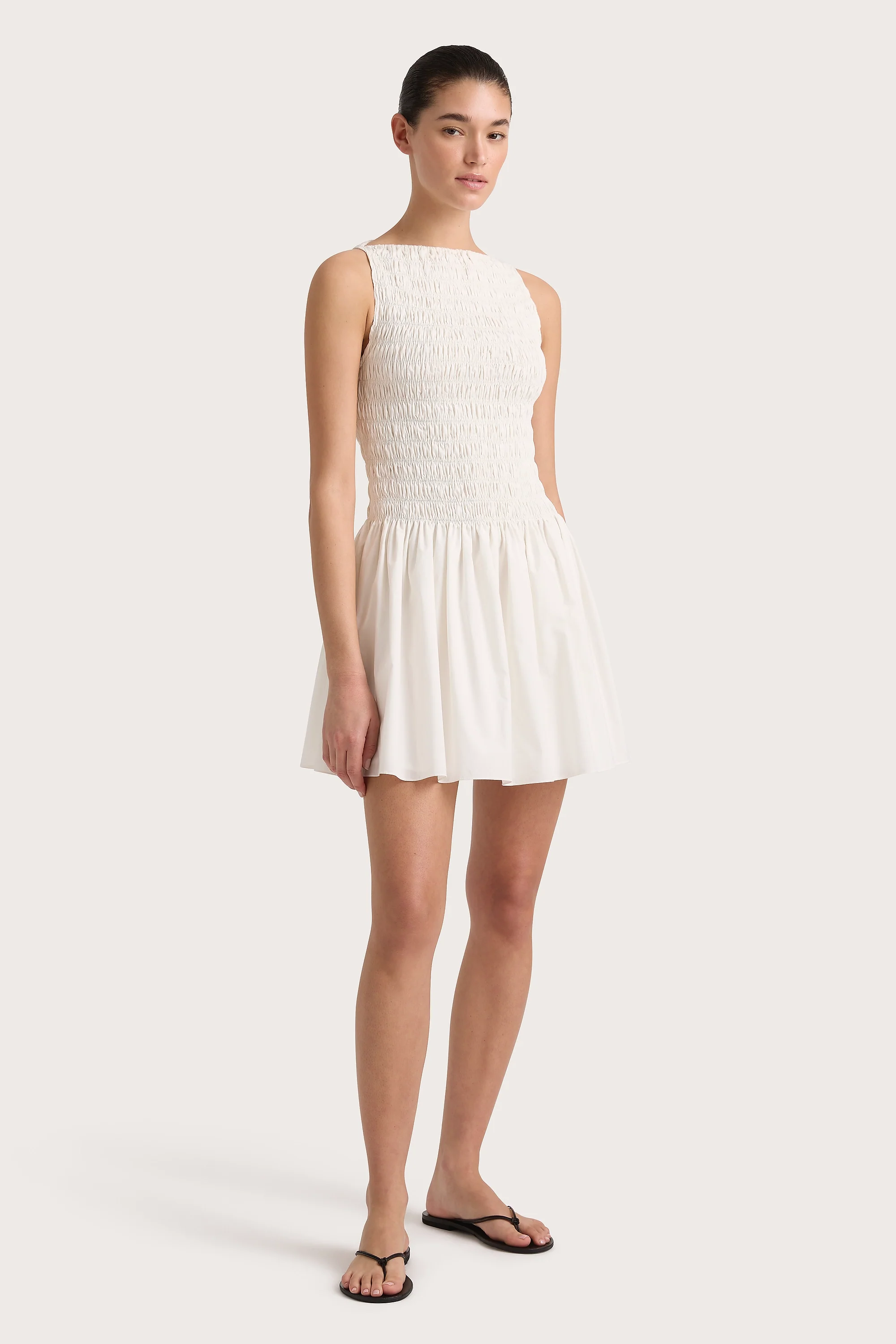 Noa Mini Dress White - Final Sale - Image 3