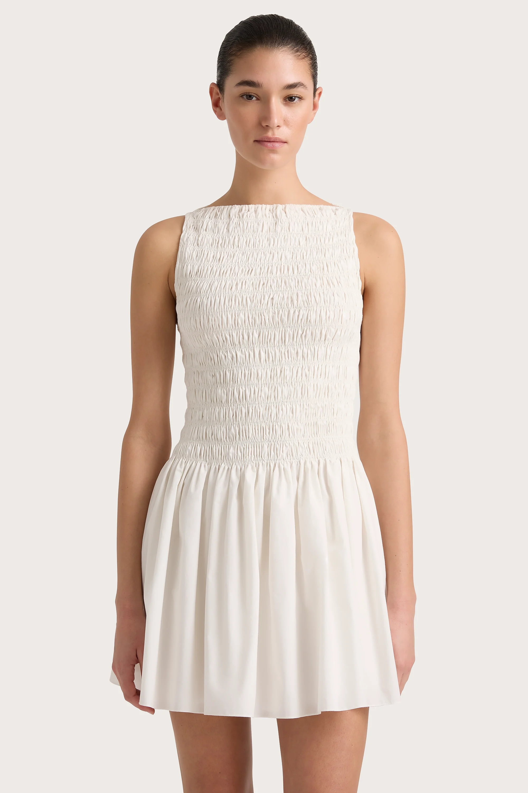 Noa Mini Dress White - Final Sale - Image 4