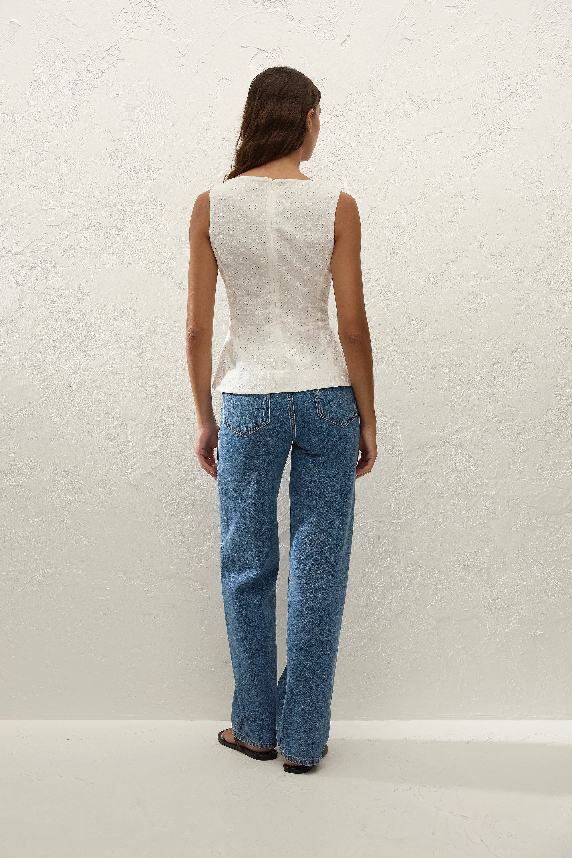 Olivia Top Valentina Broderie White - Image 8
