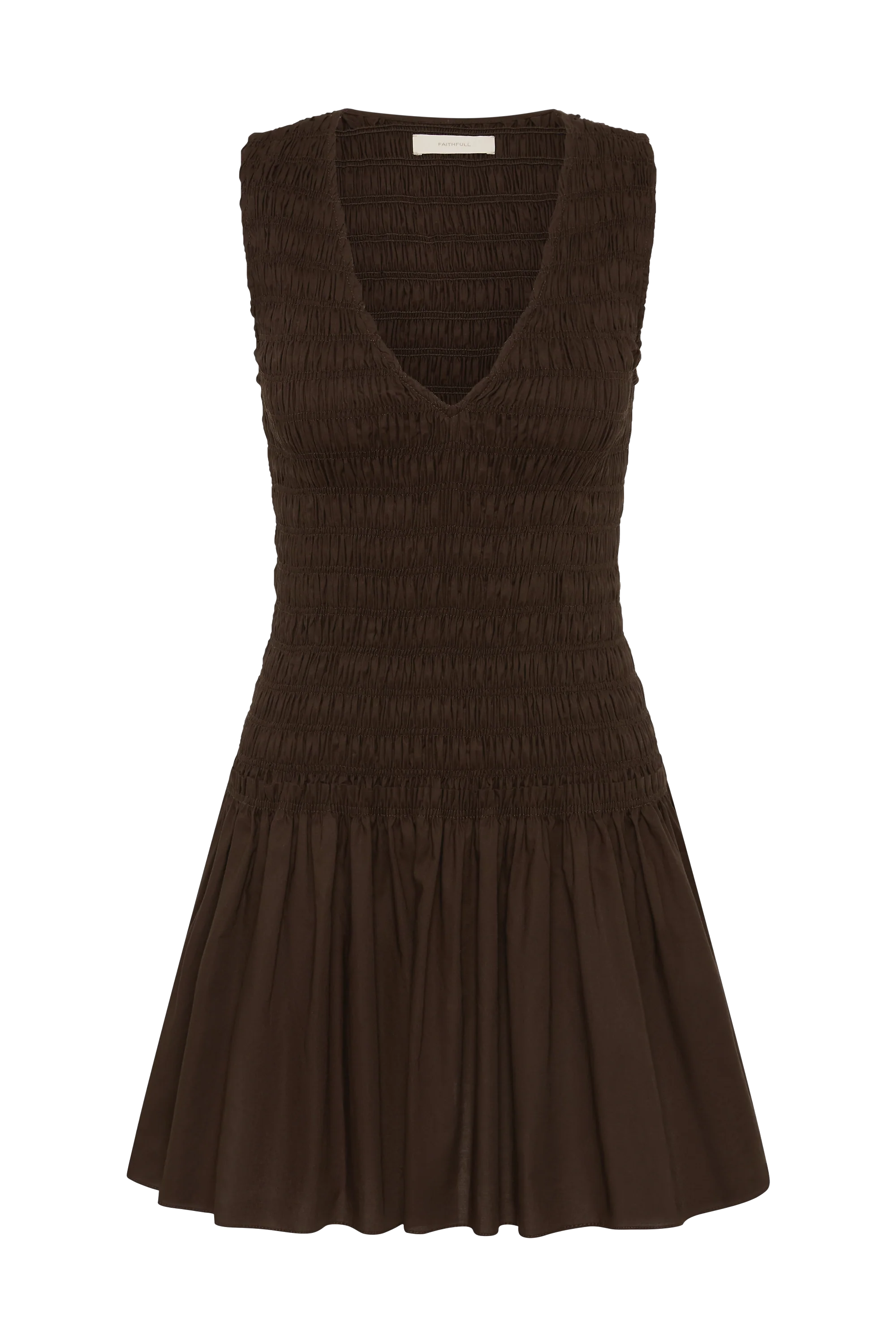 Palomar Mini Dress Espresso - Image 6