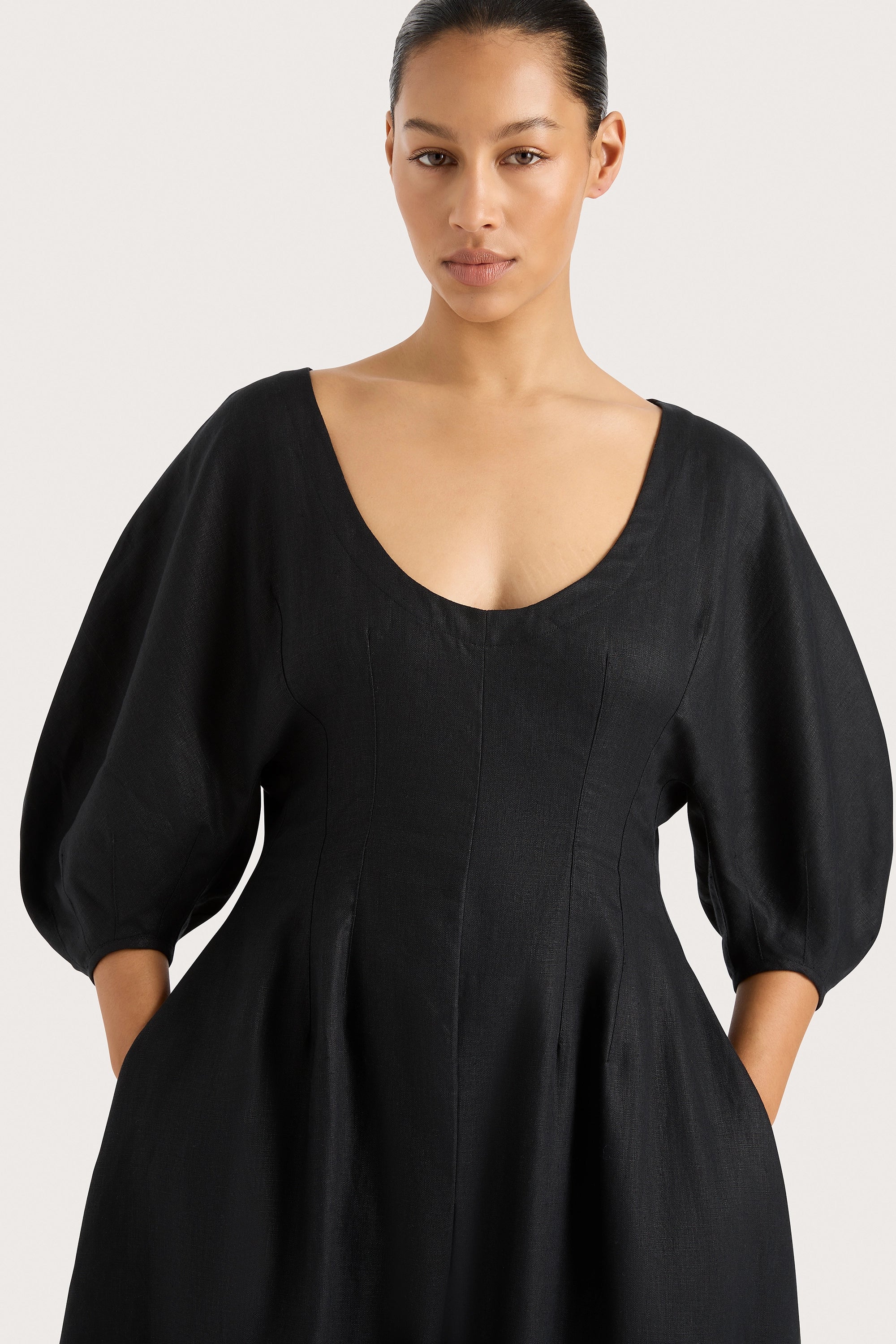 Raynara Maxi Dress Black - Final Sale - Image 6