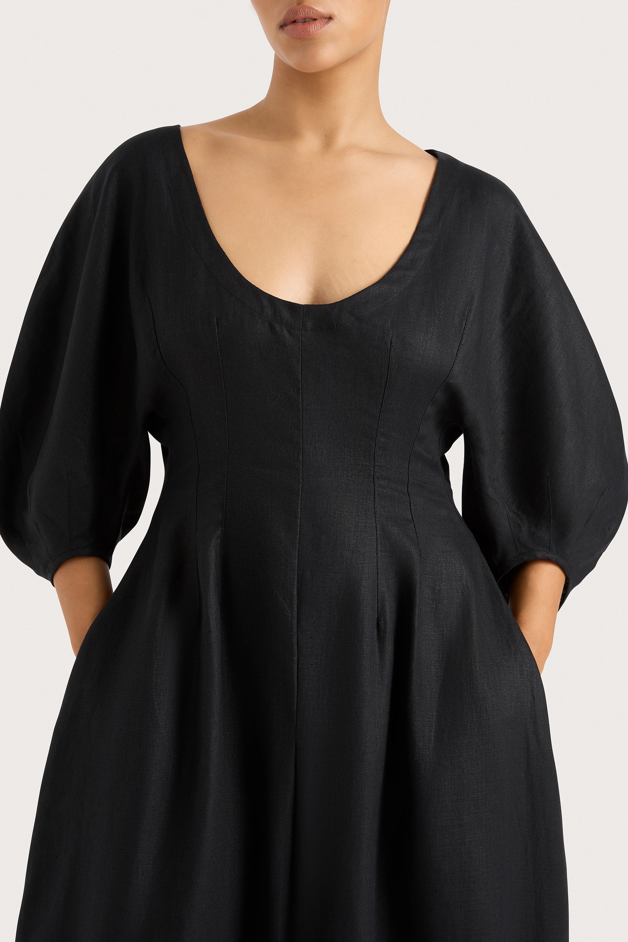 Raynara Maxi Dress Black - Final Sale - Image 7