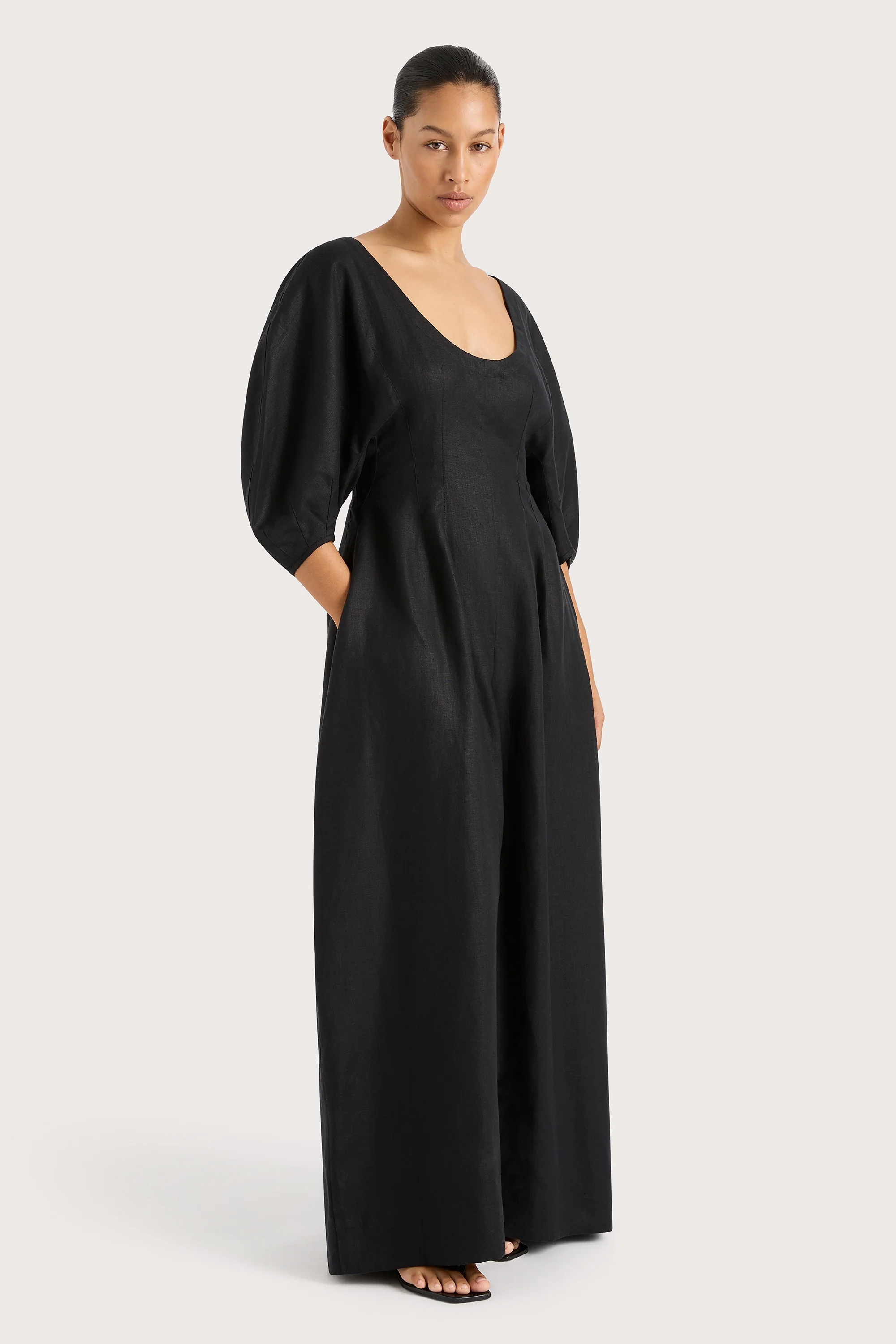 Raynara Maxi Dress Black - Final Sale - Image 8