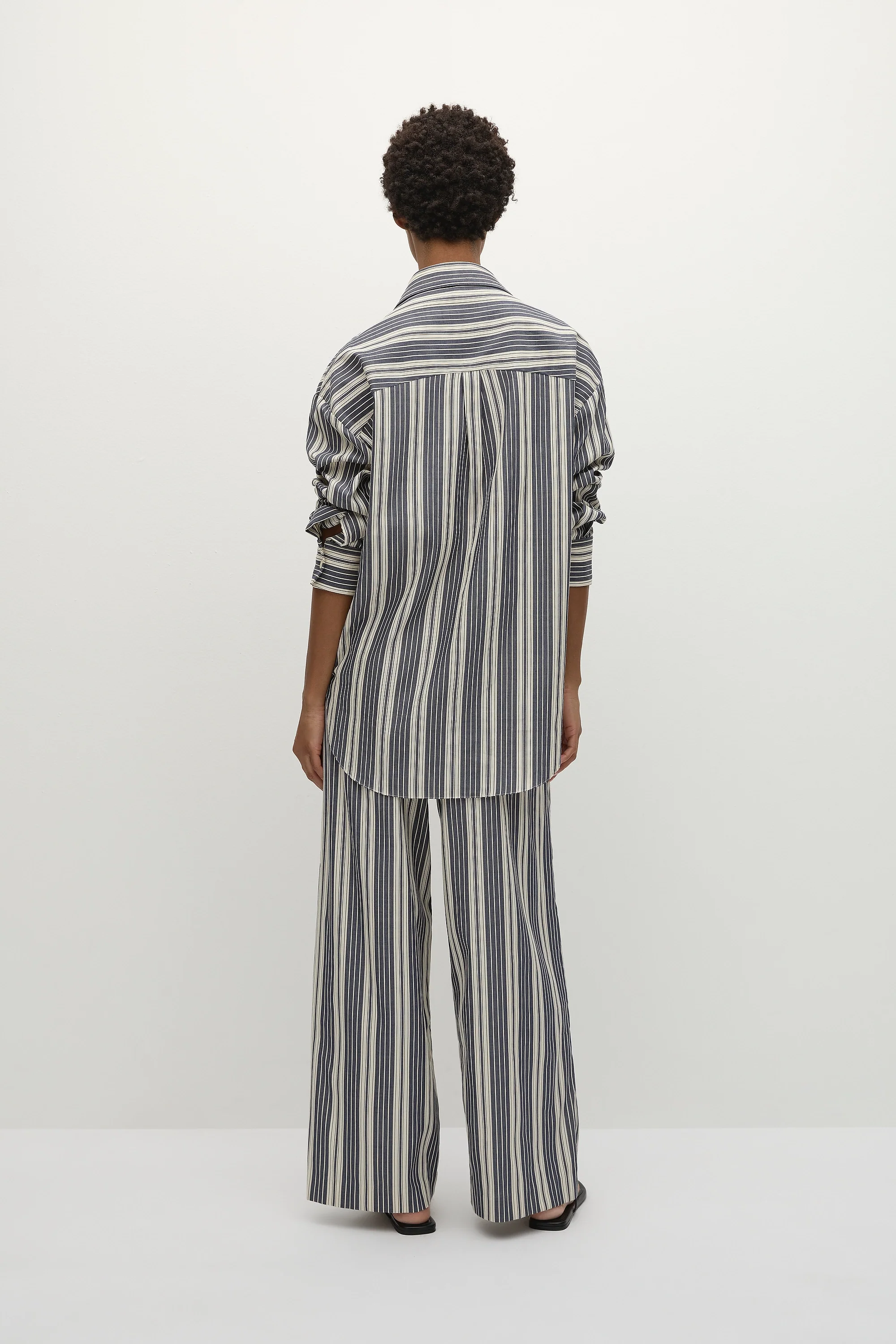 Rena Pant Antique Navy Stripe - Final Sale - Image 5
