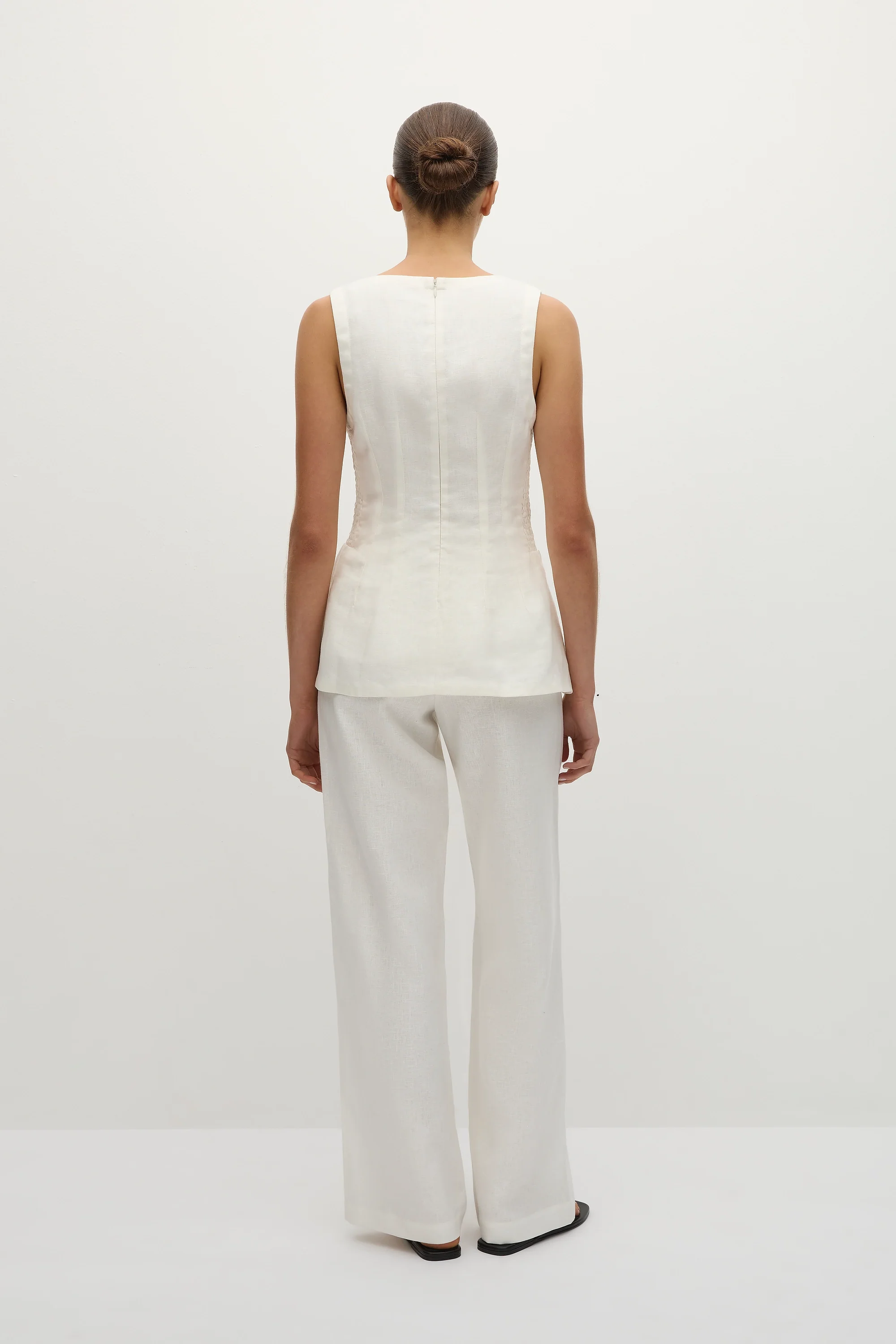 Sanne Pant White - Final Sale - Image 4