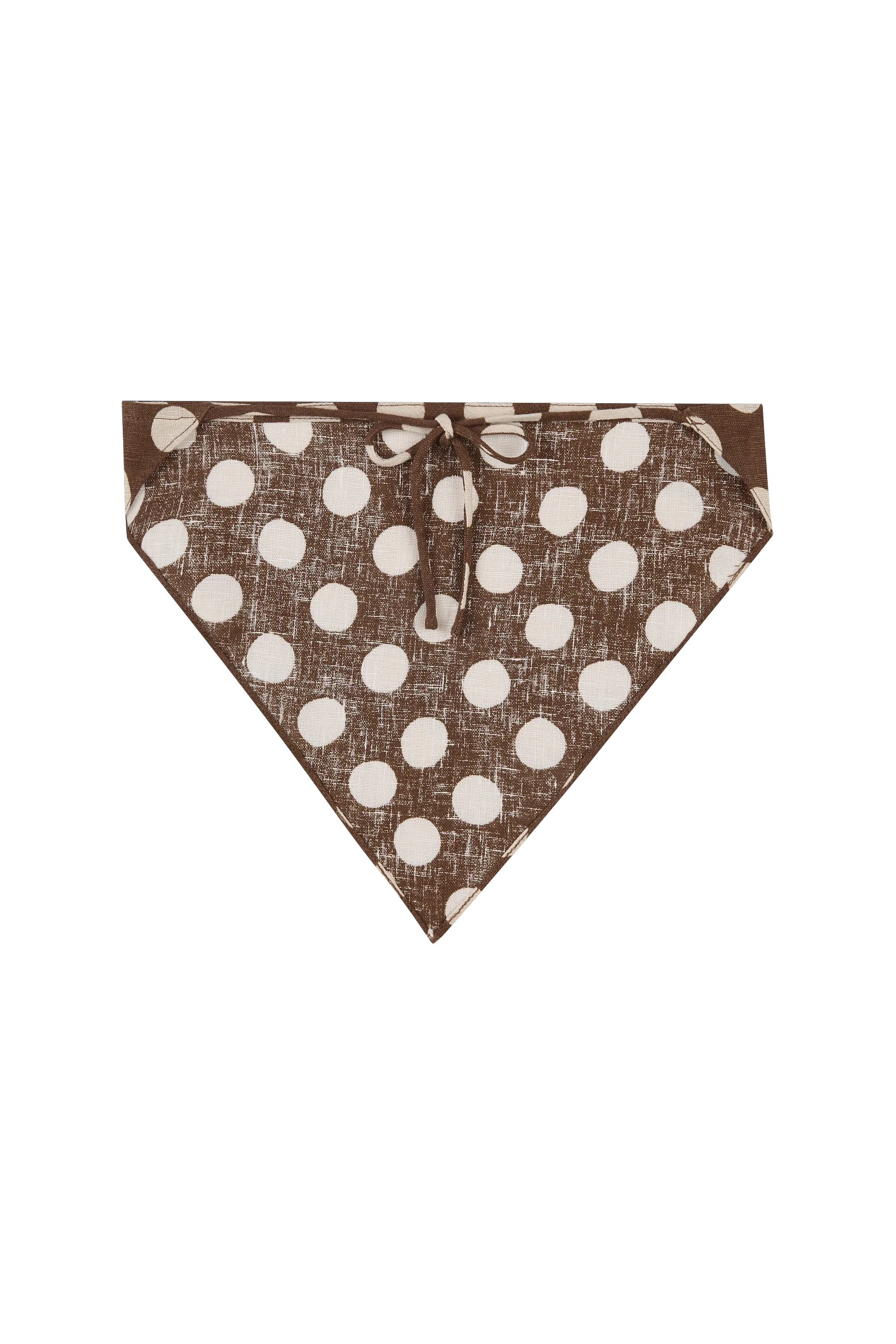 Simona Head Scarf Cioccolato Dot - Image 7