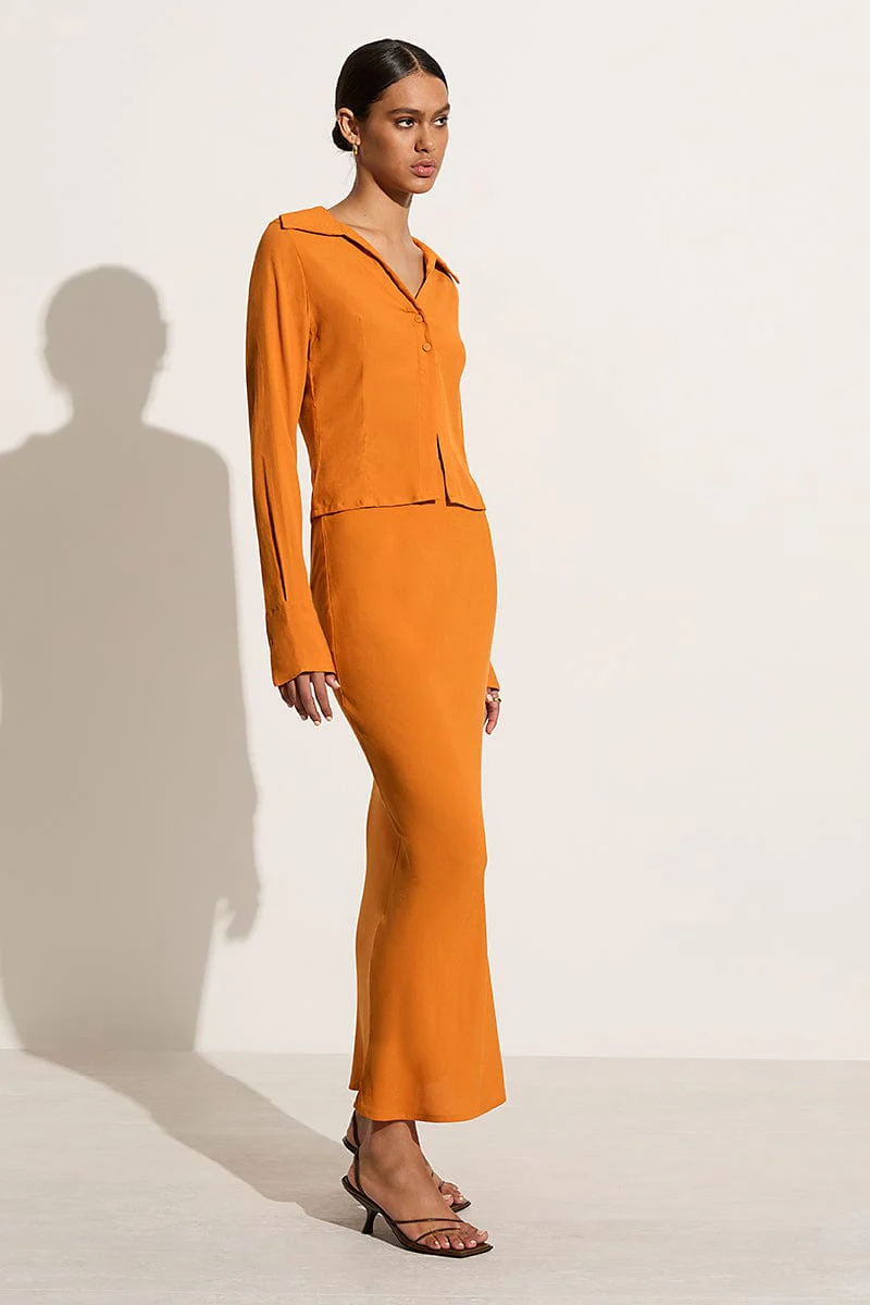 Sinem Skirt Orange - Final Sale - Image 4