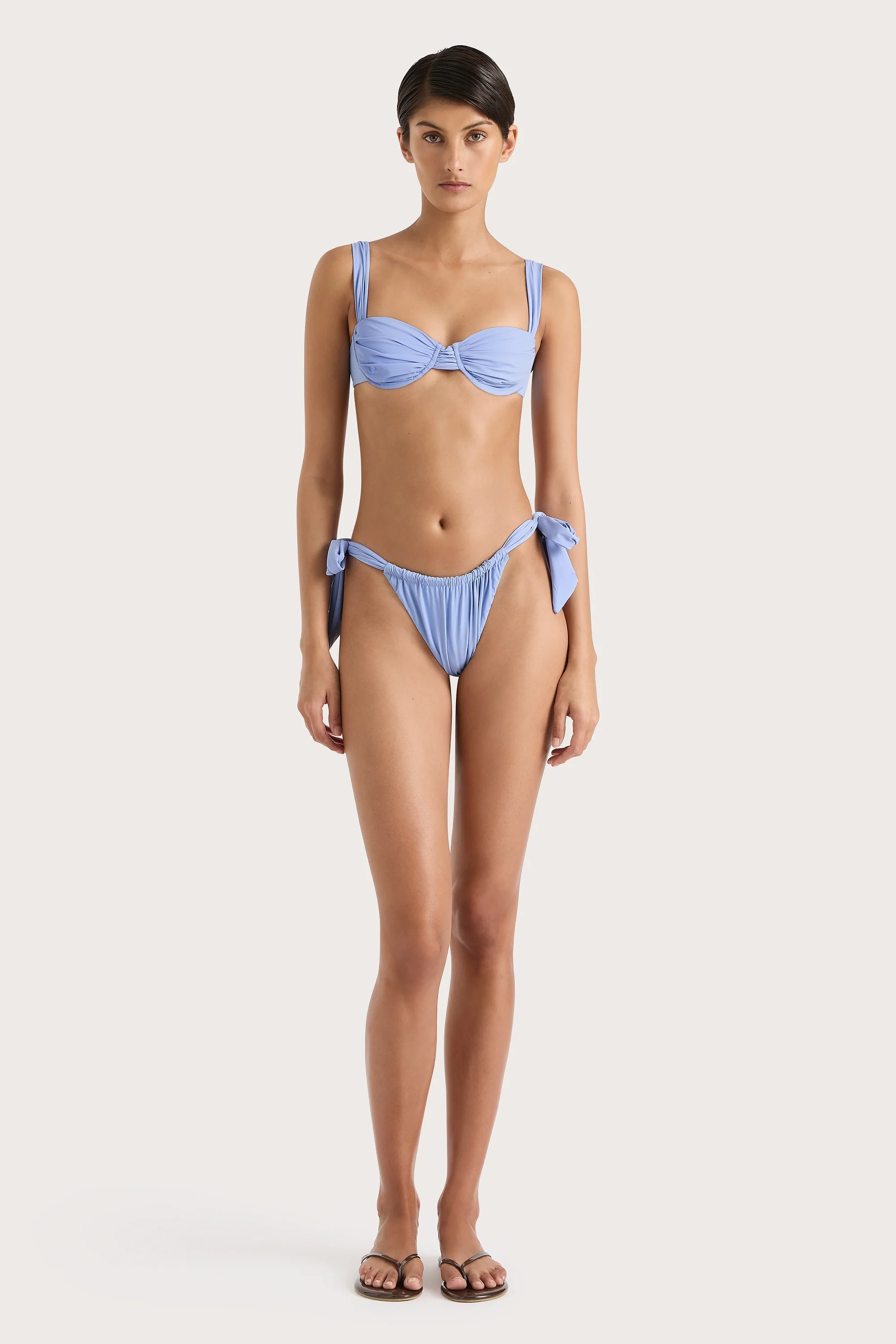Sol Bikini Top Blue - Final Sale