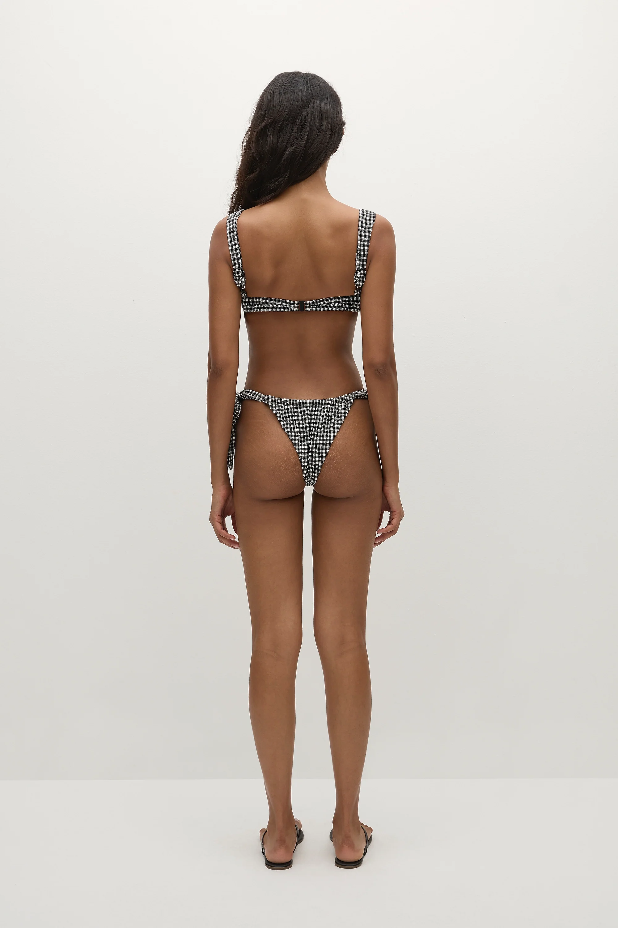 Sol Bikini Top Seersucker Gingham - Final Sale - Image 4