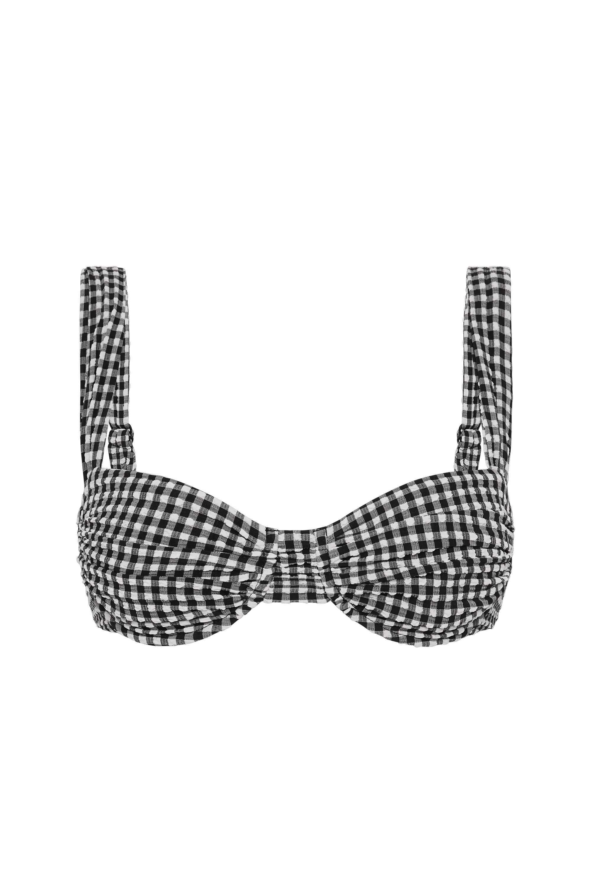 Sol Bikini Top Seersucker Gingham - Final Sale - Image 6