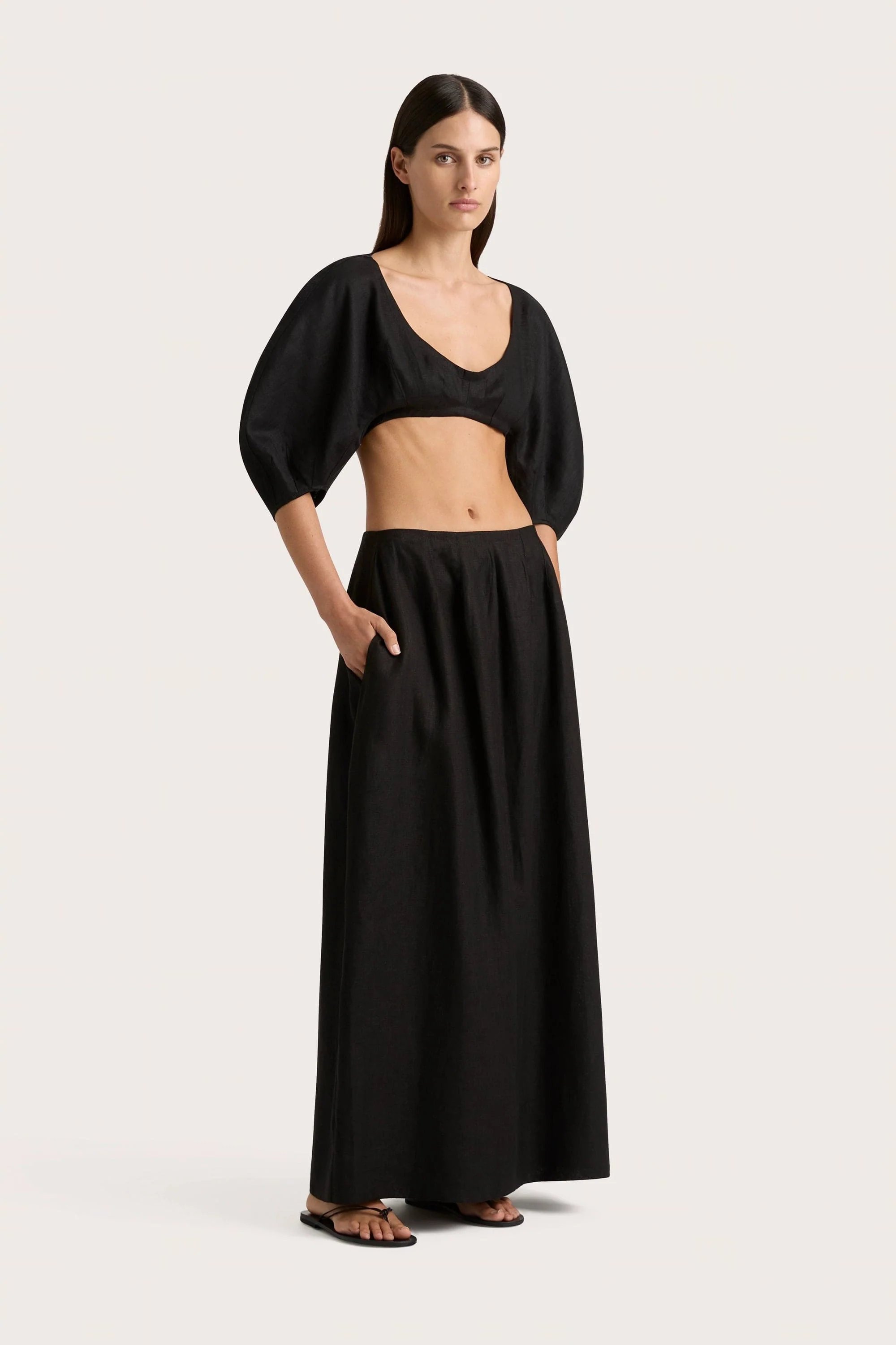 Soleil Top Black - Final Sale - Image 3