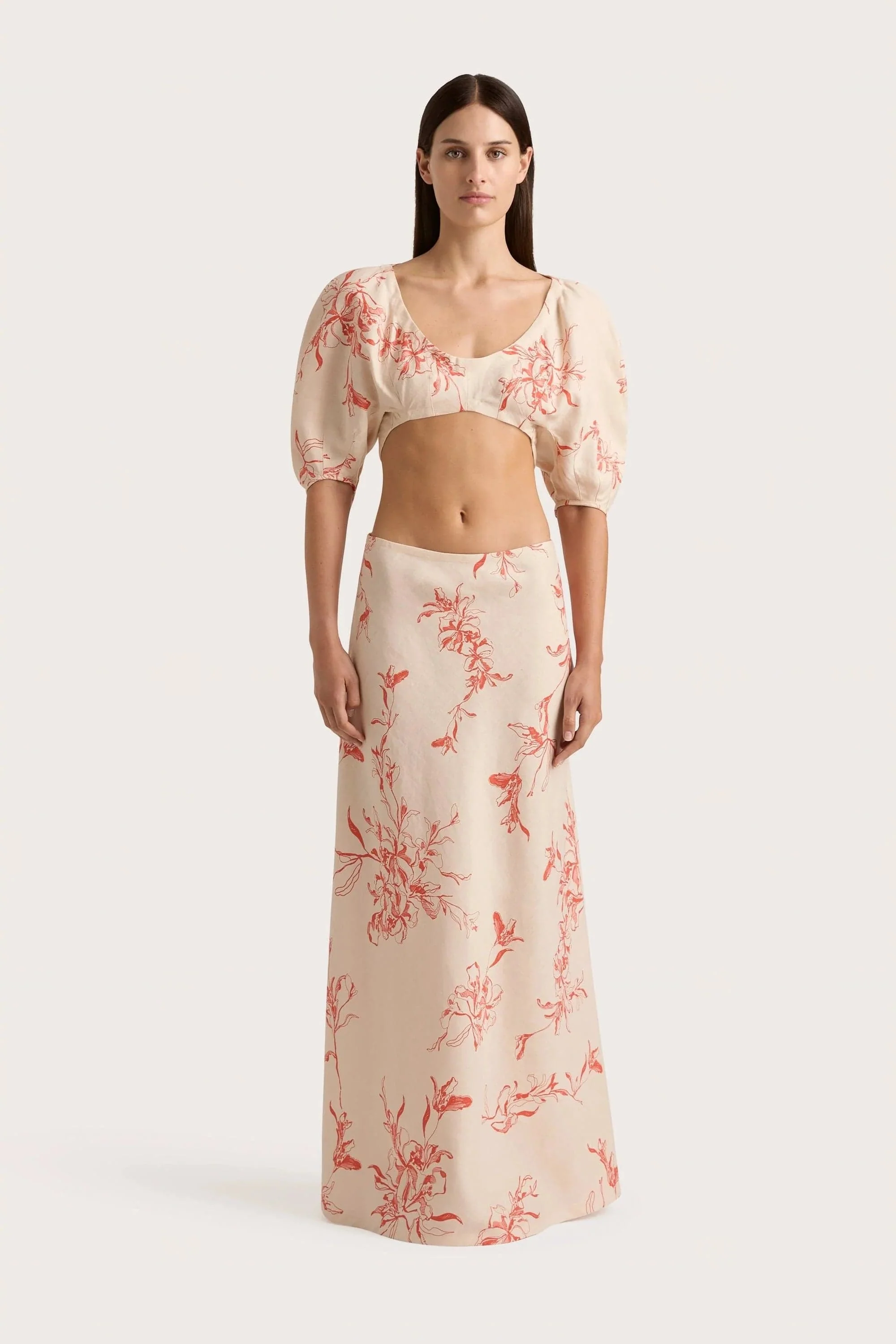Soleil Top Leilani Vermilion - Final Sale