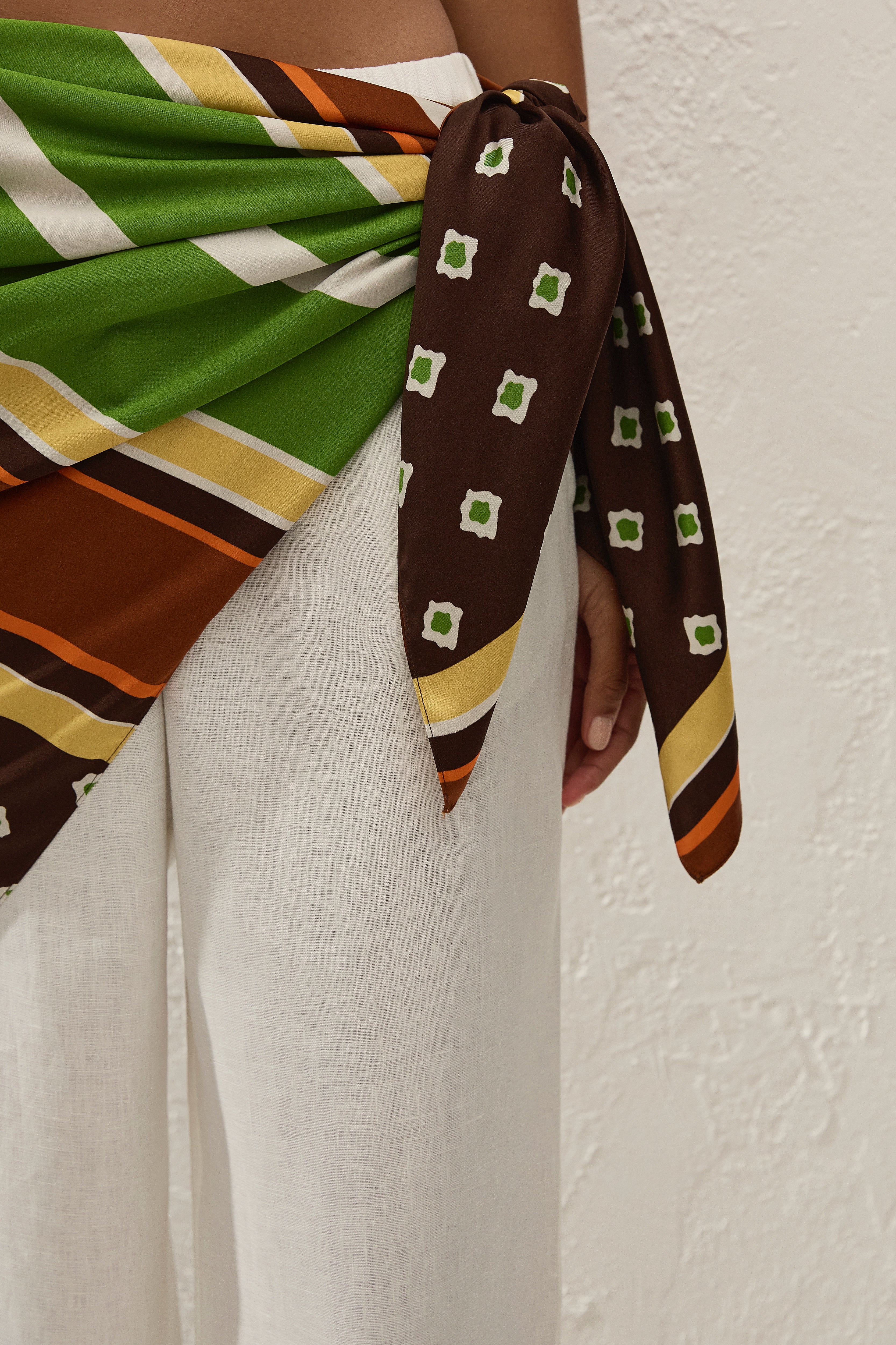 Soleil Waist Scarf Valencia Stripe - Image 3