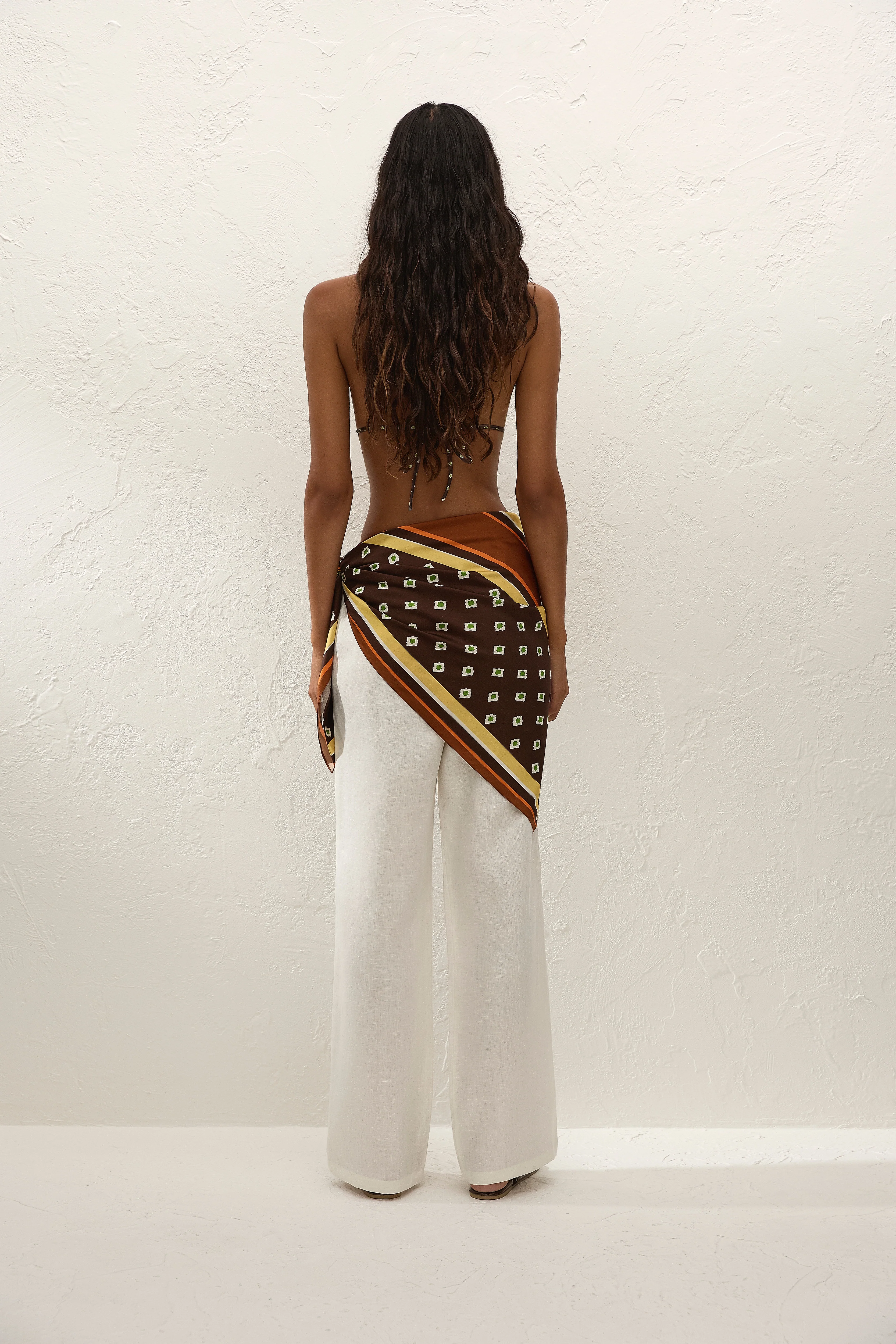Soleil Waist Scarf Valencia Stripe - Image 4