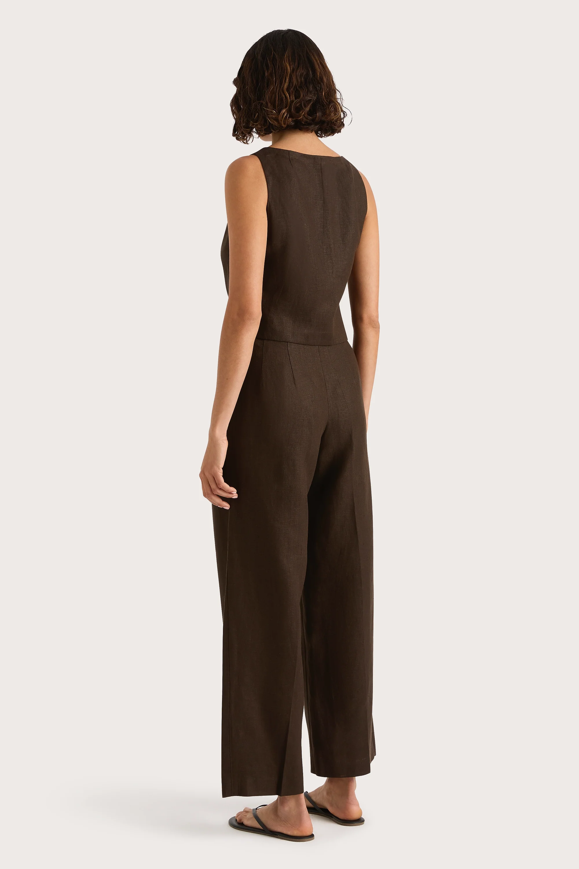 Stevie Trouser Coffee - Final Sale - Image 5
