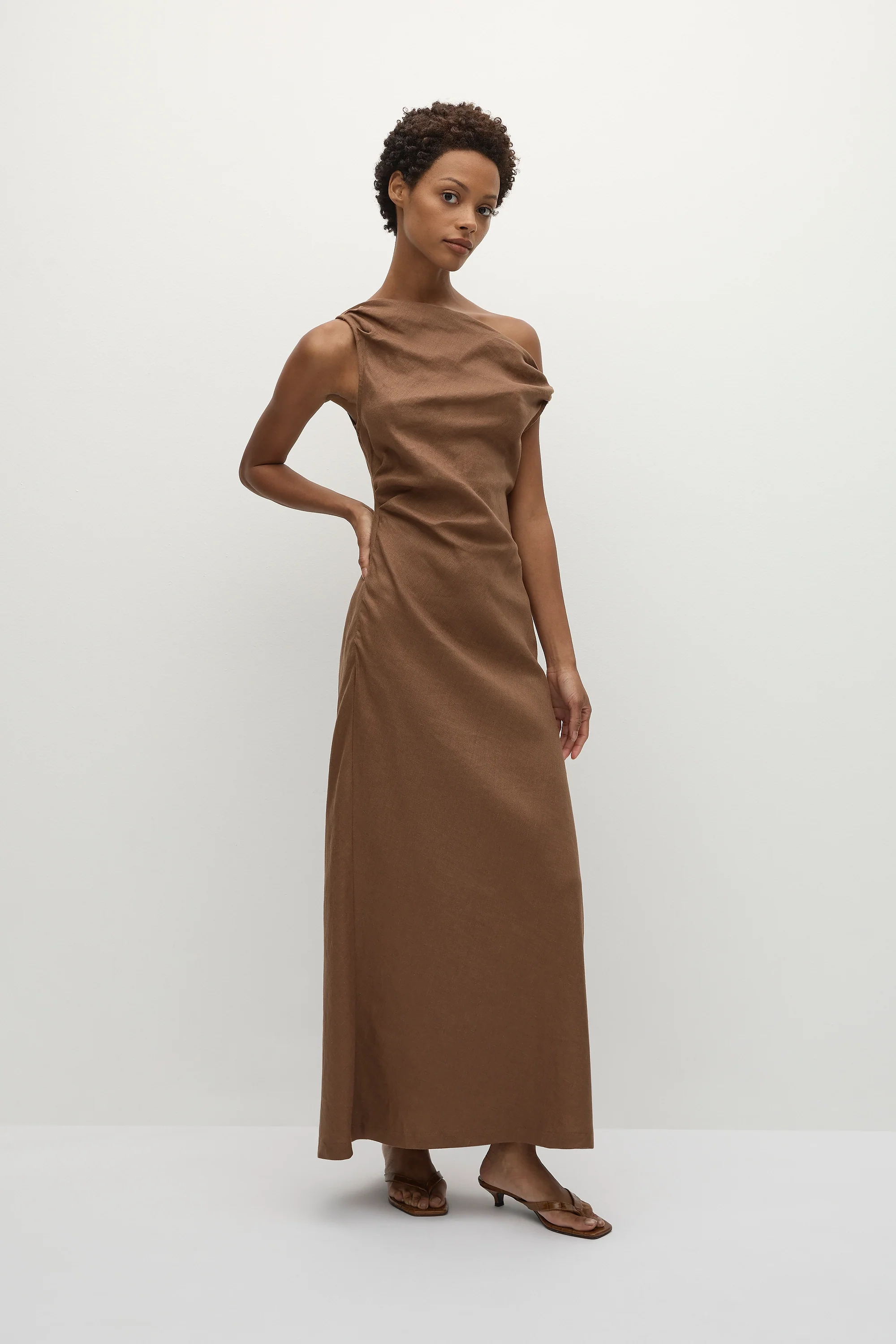 Suis Midi Dress Clay - Final Sale - Image 3