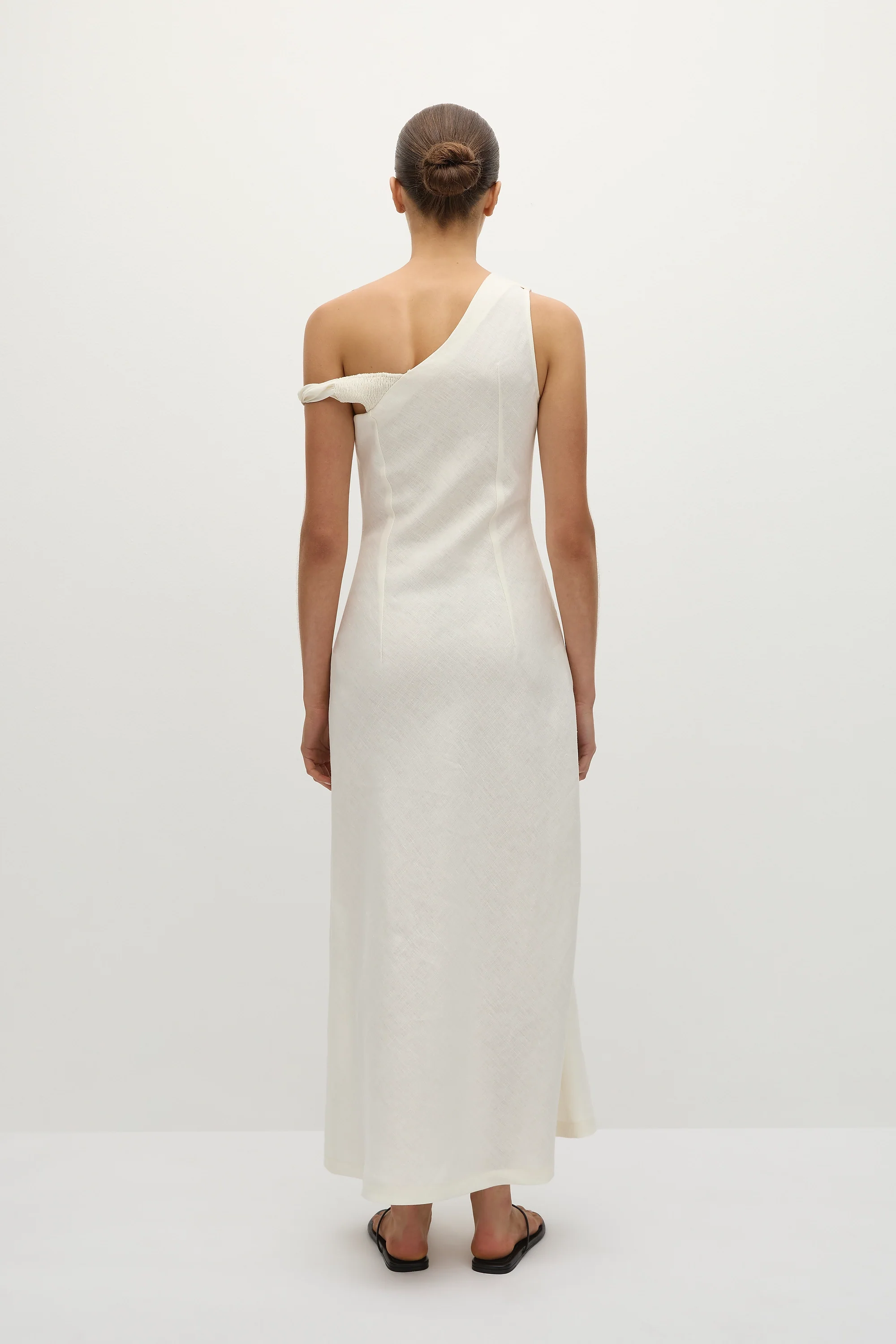 Suis Midi Dress White - Final Sale - Image 4