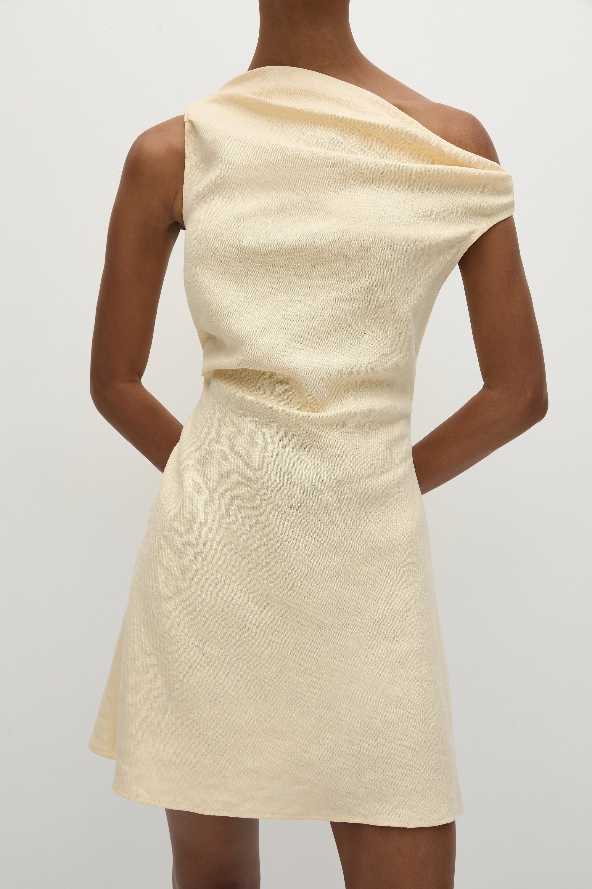 Suis Mini Dress Butter - Final Sale - Image 2
