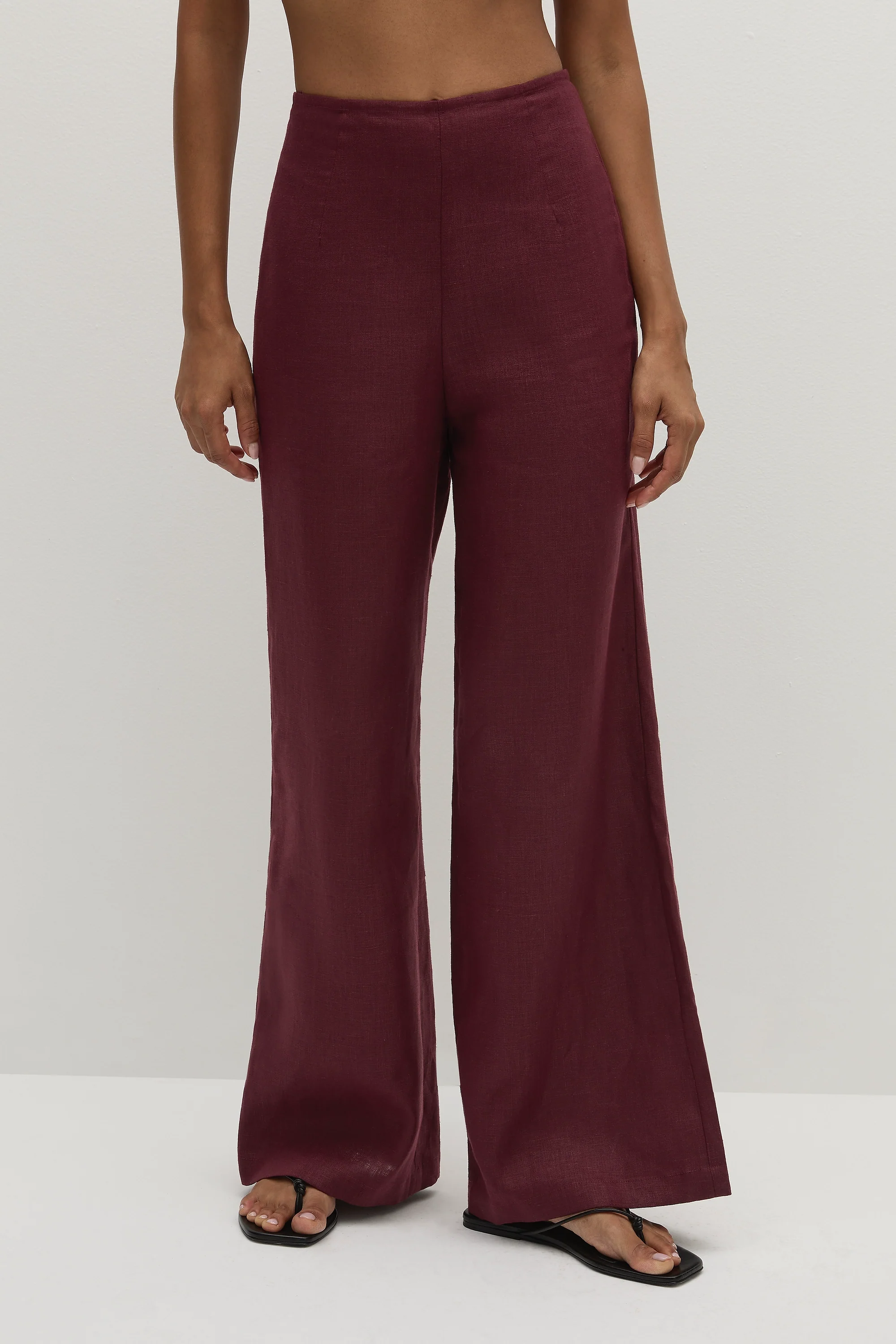Syna Pant Bordeaux - Final Sale - Image 3