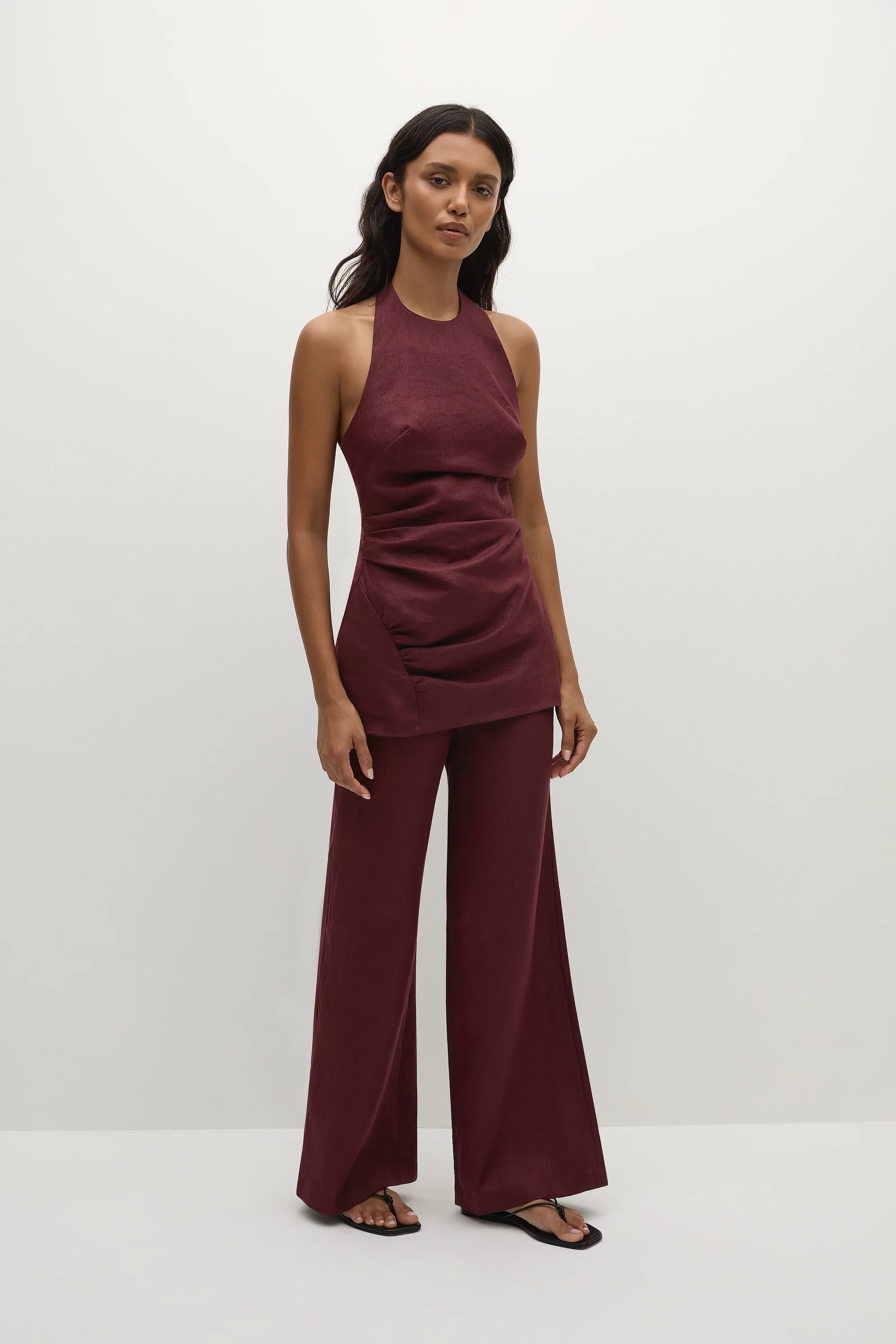 Syna Pant Bordeaux - Final Sale - Image 4