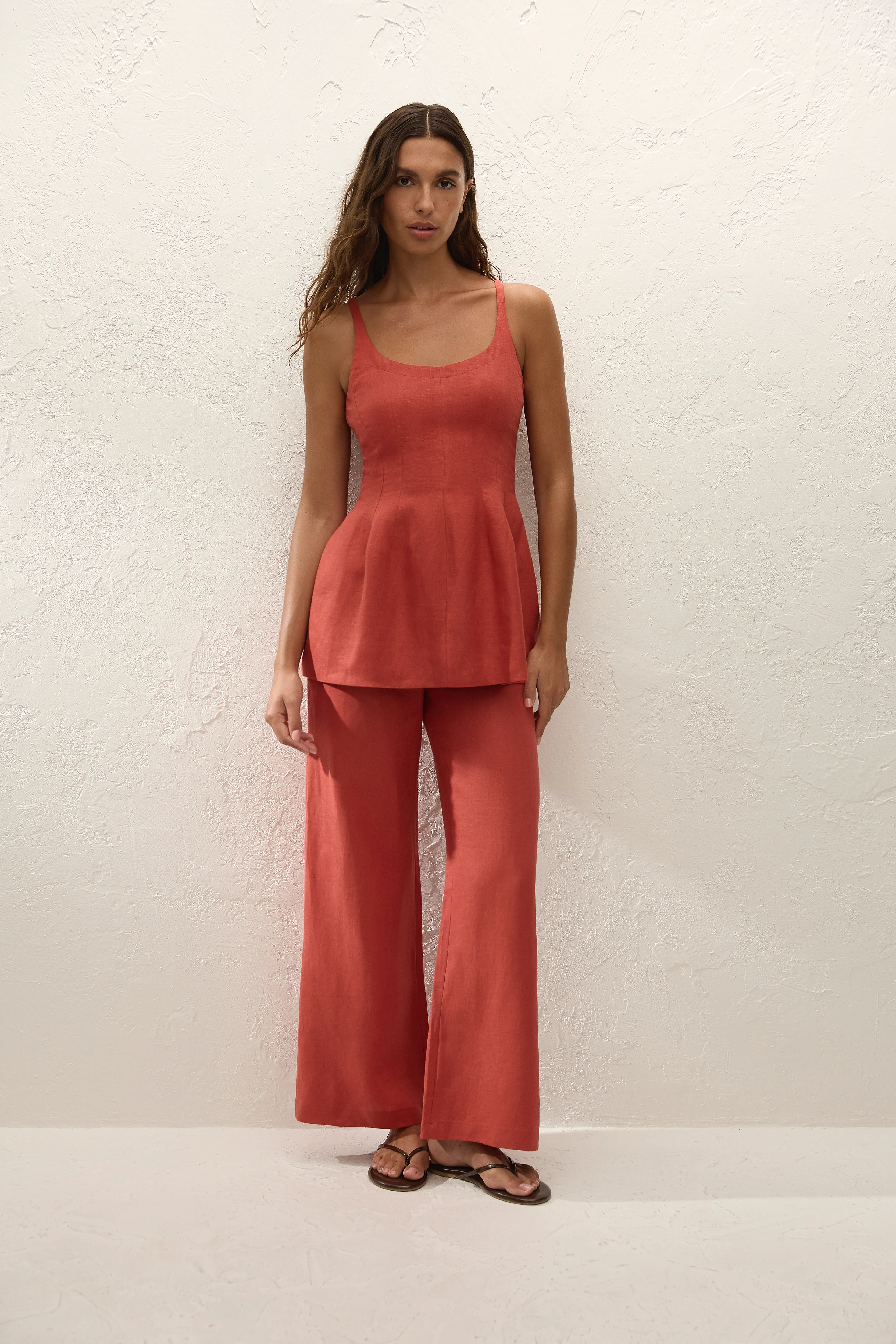 Syna Pant Dusty Tomato