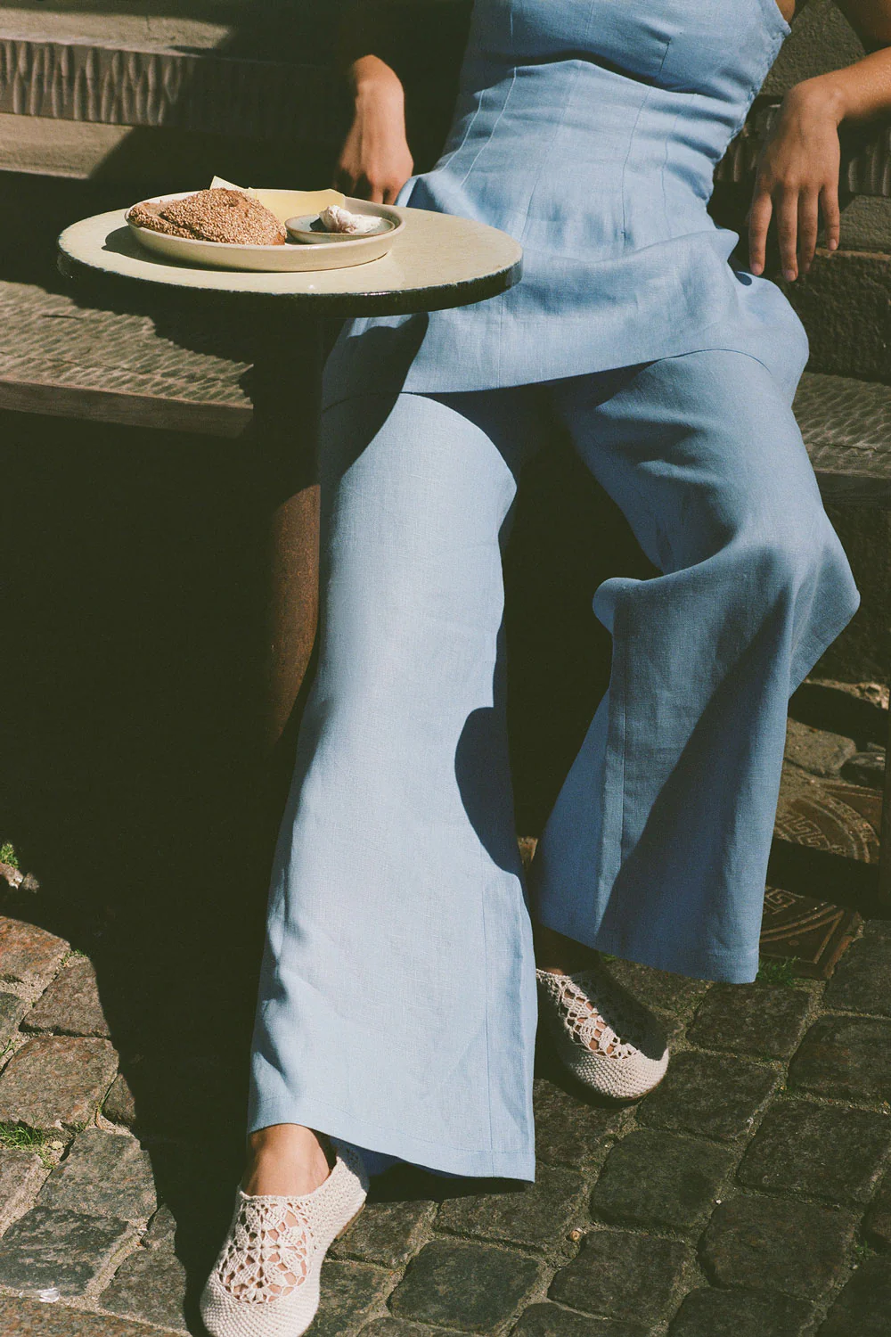 Syna Pant Mineral Blue - Final Sale - Image 2