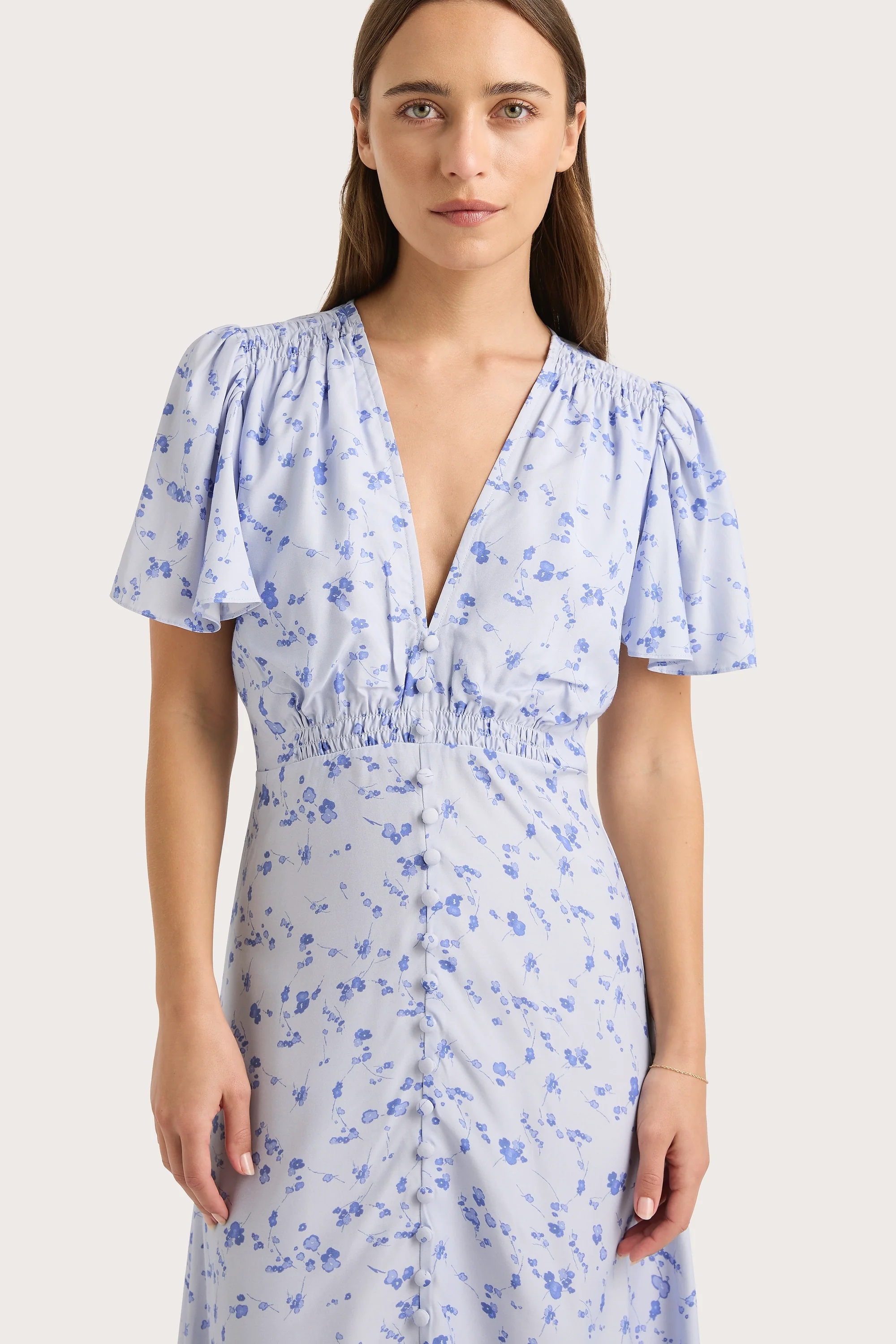 Tae Midi Dress Blossom Blue - Final Sale - Image 3