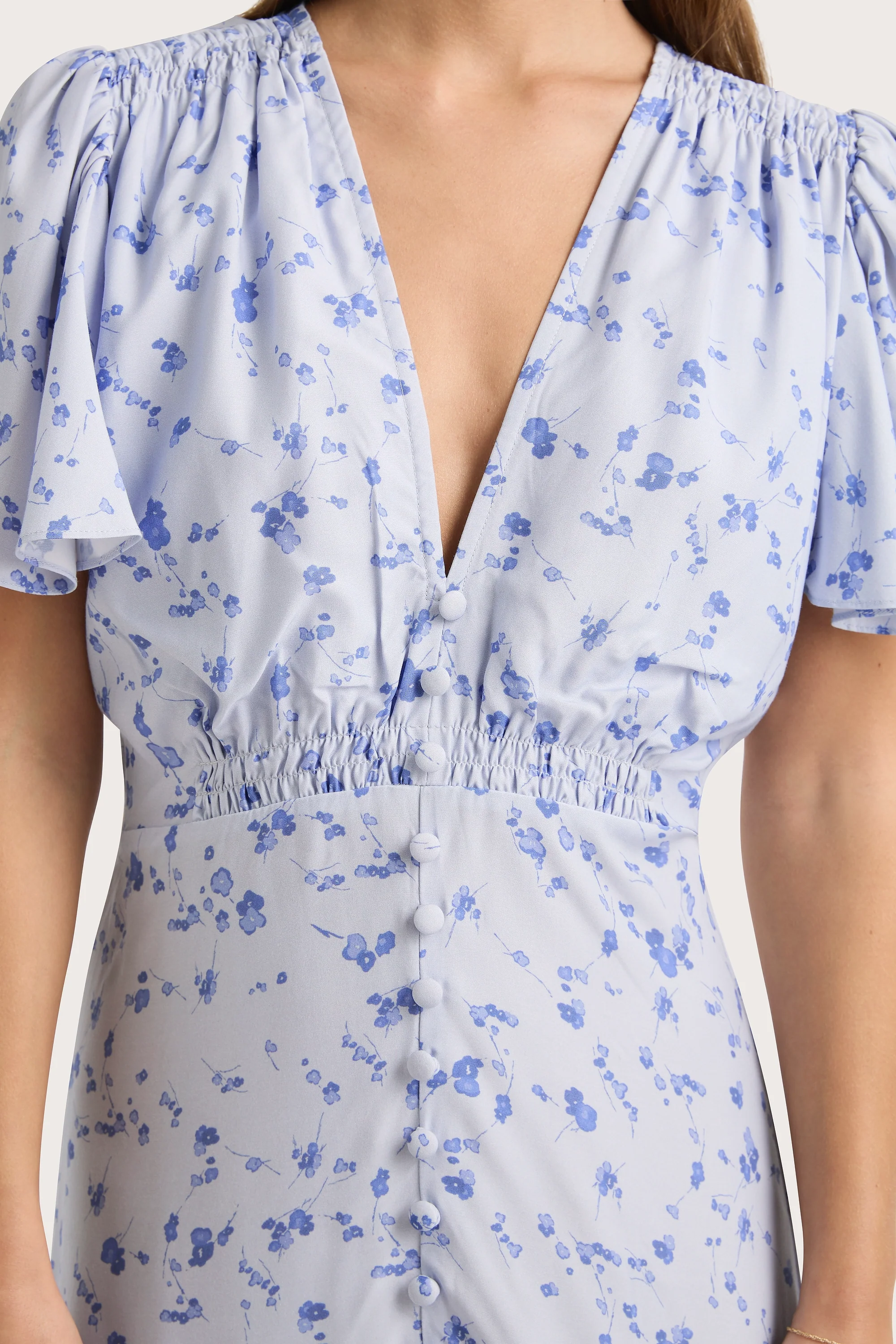 Tae Midi Dress Blossom Blue - Final Sale - Image 4