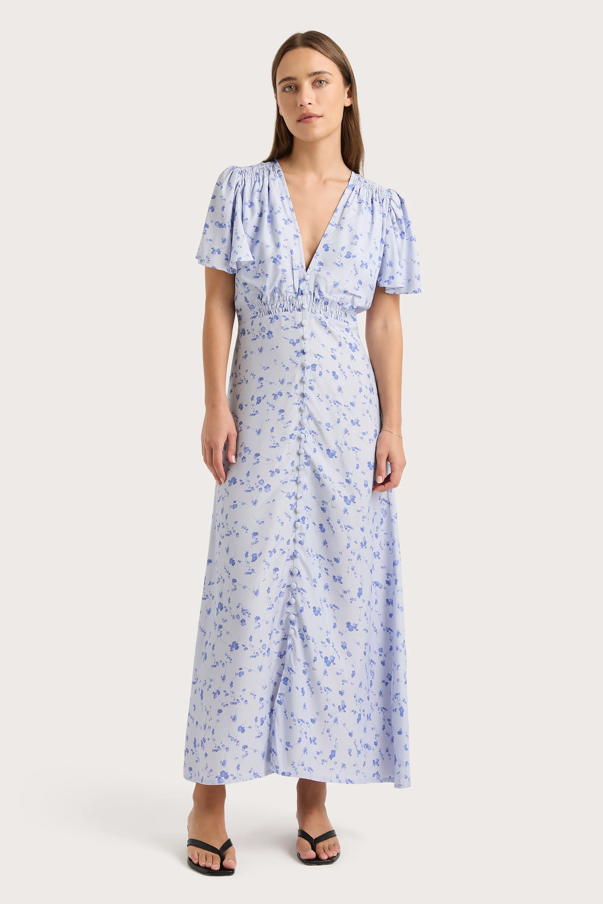 Tae Midi Dress Blossom Blue - Final Sale - Image 5