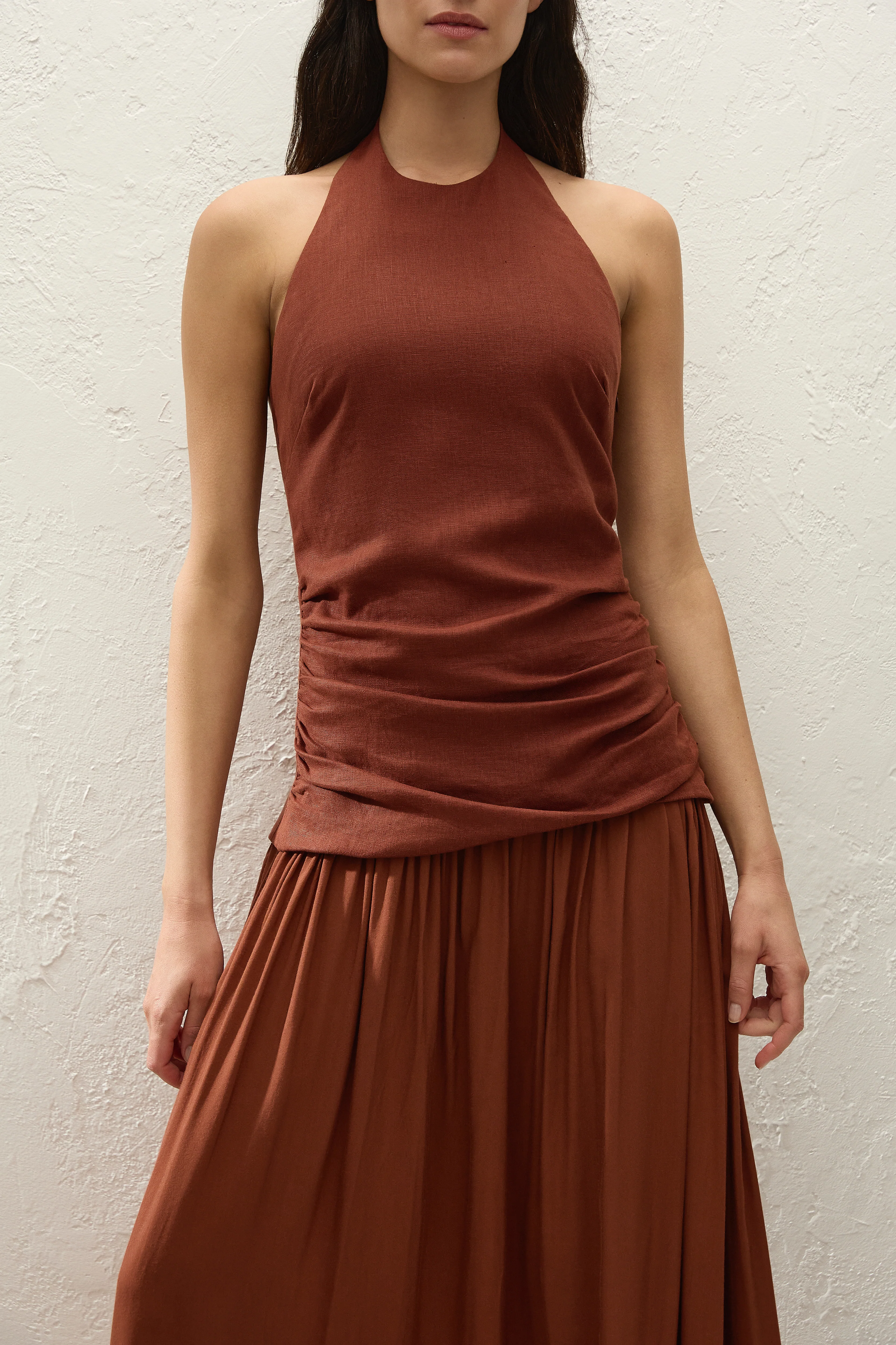 Tali Maxi Dress Terracotta - Image 3