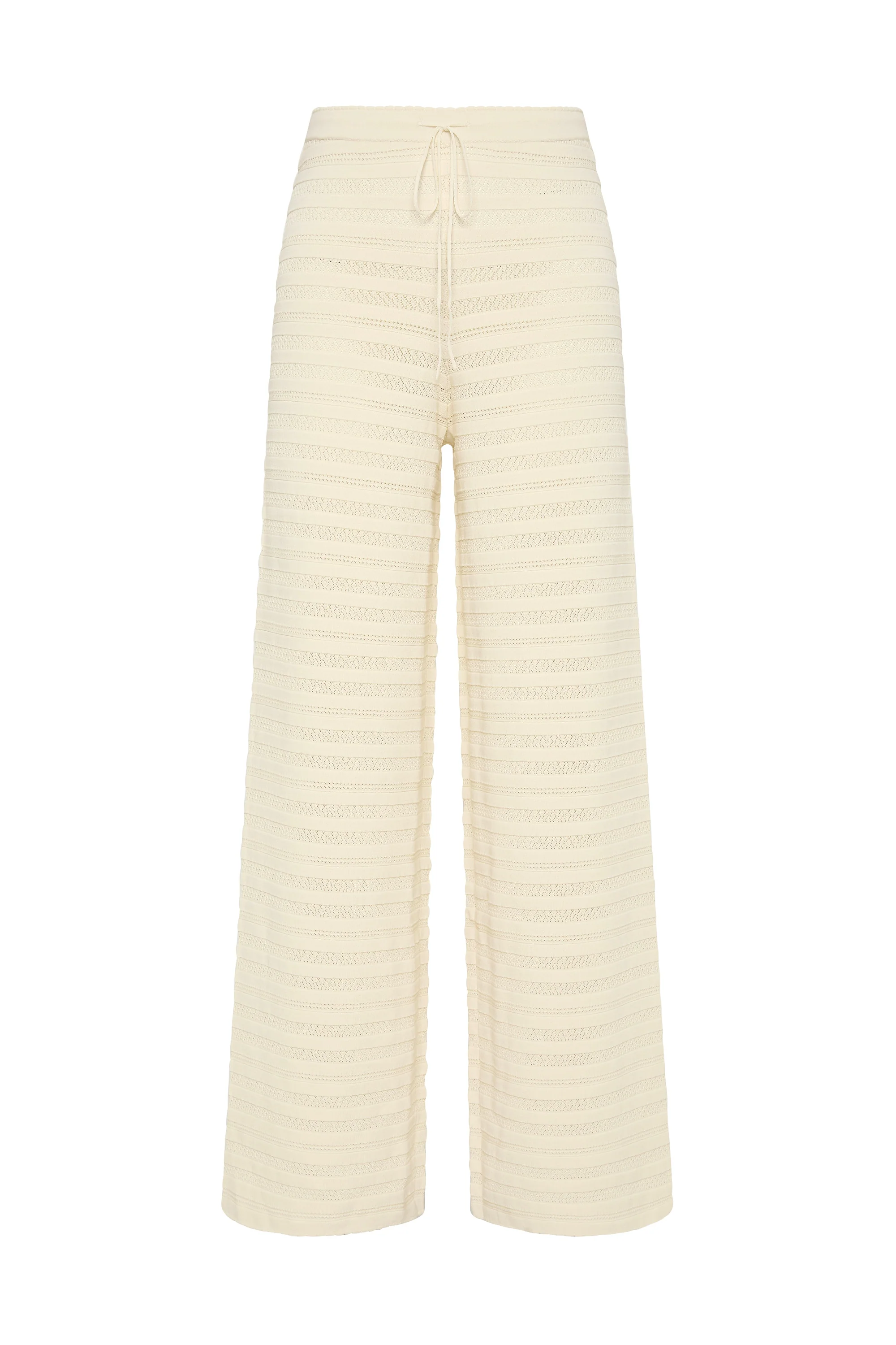 Tanya Pant Ida Pointelle Vintage White - Image 6
