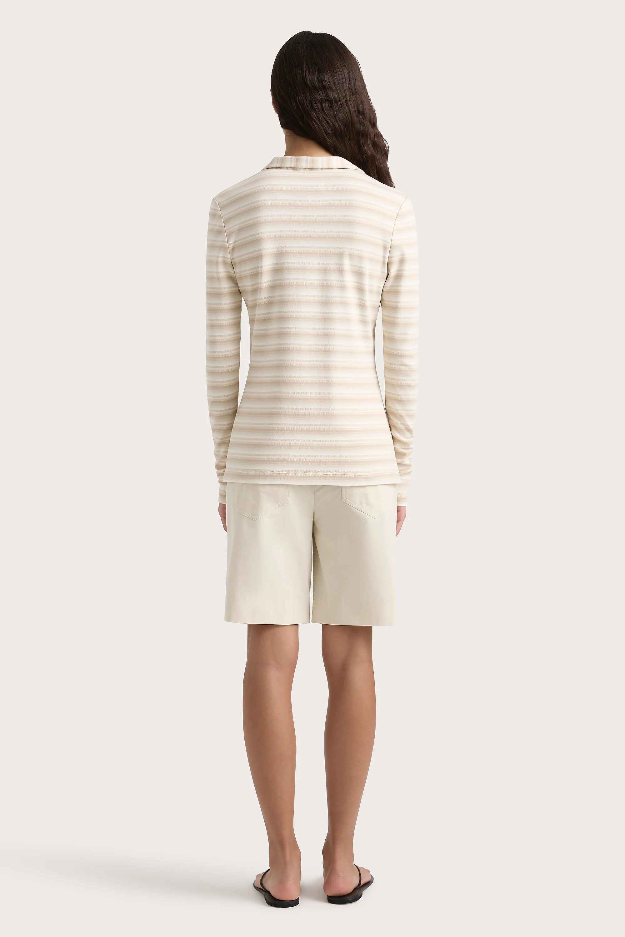 Tiesse Shirt Cream Stripe - Final Sale - Image 5