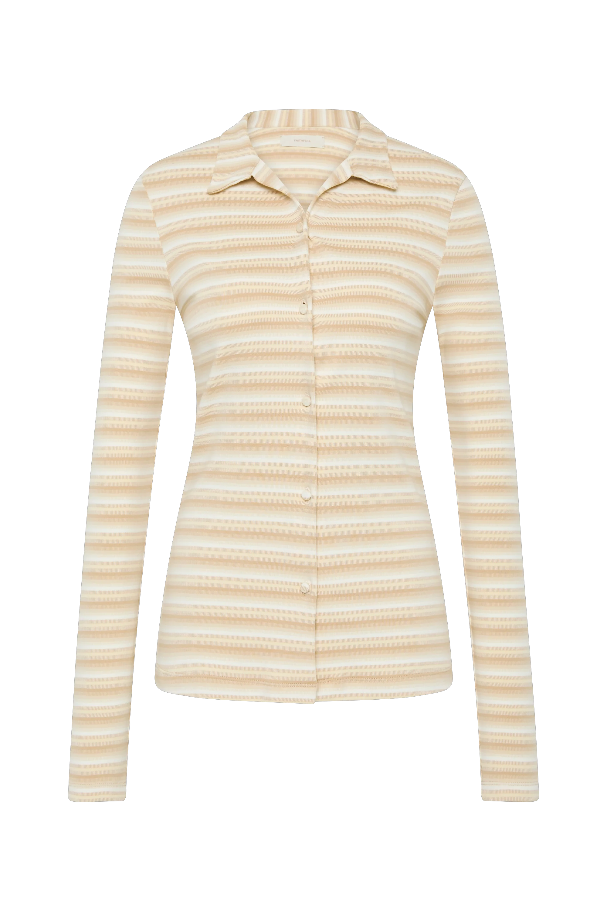 Tiesse Shirt Cream Stripe - Final Sale - Image 7