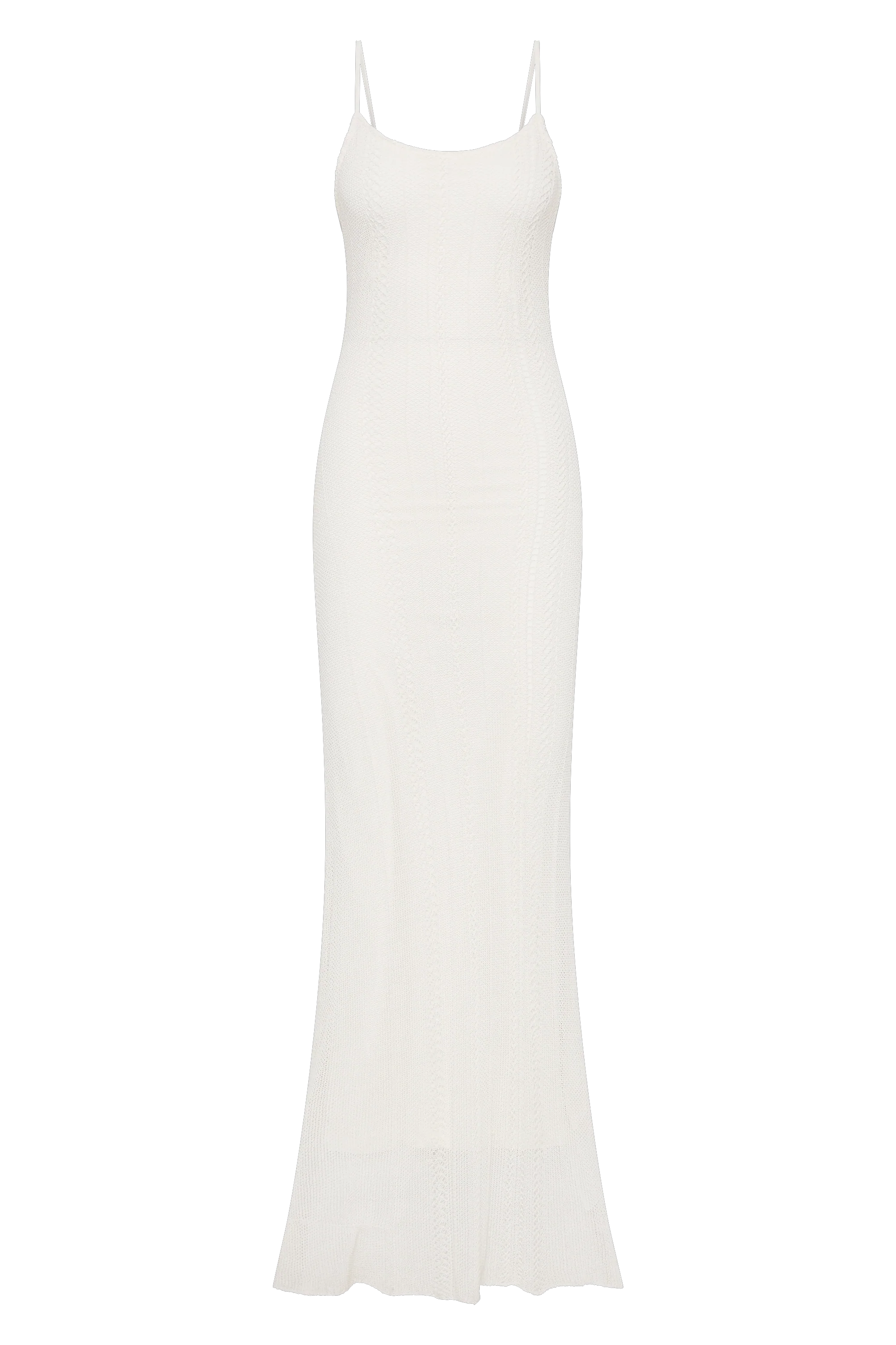 Treillis Maxi Dress White - Final Sale - Image 7