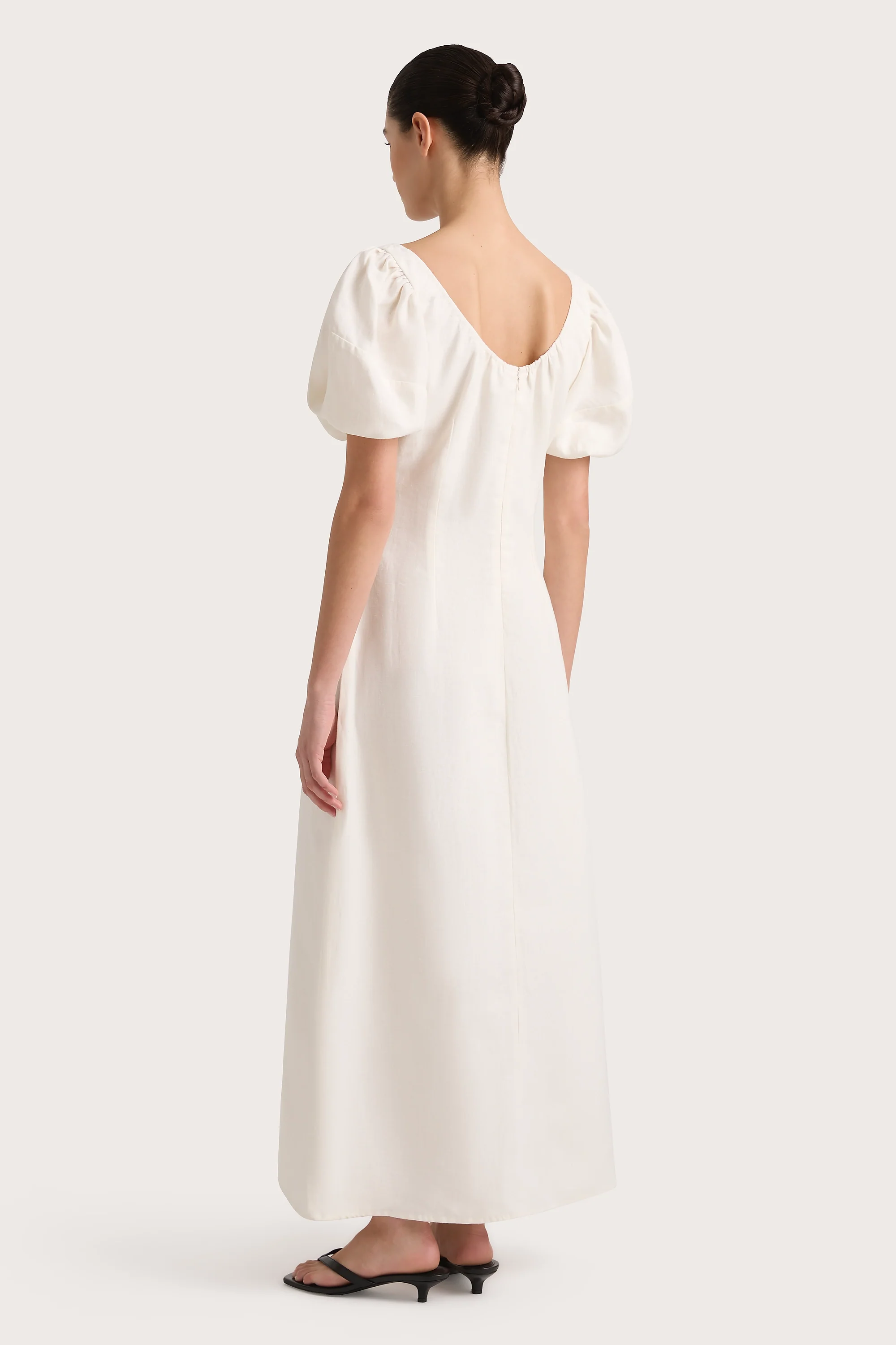 Vence Midi Dress White - Final Sale - Image 6