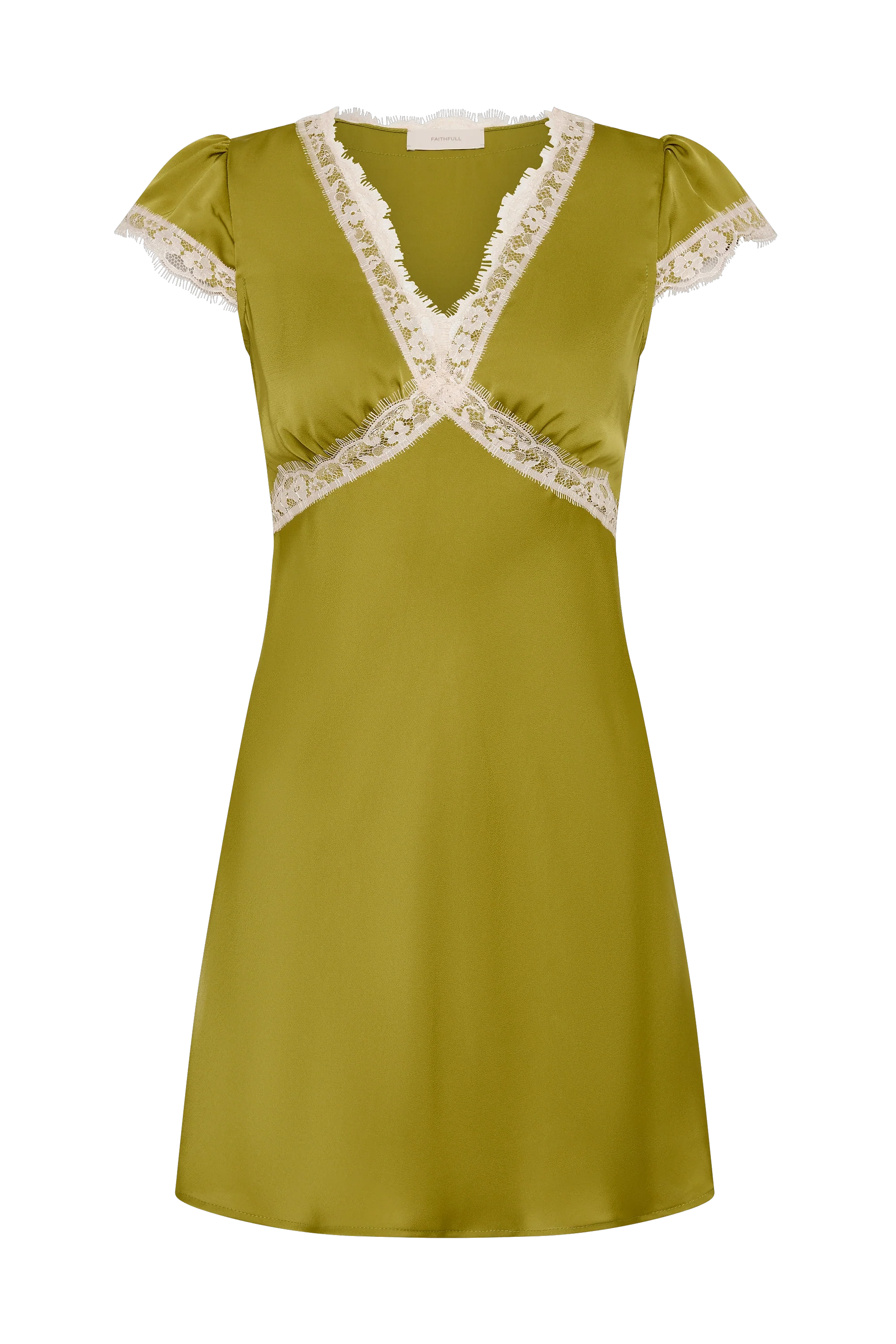 Verena Mini Dress Green - Image 6