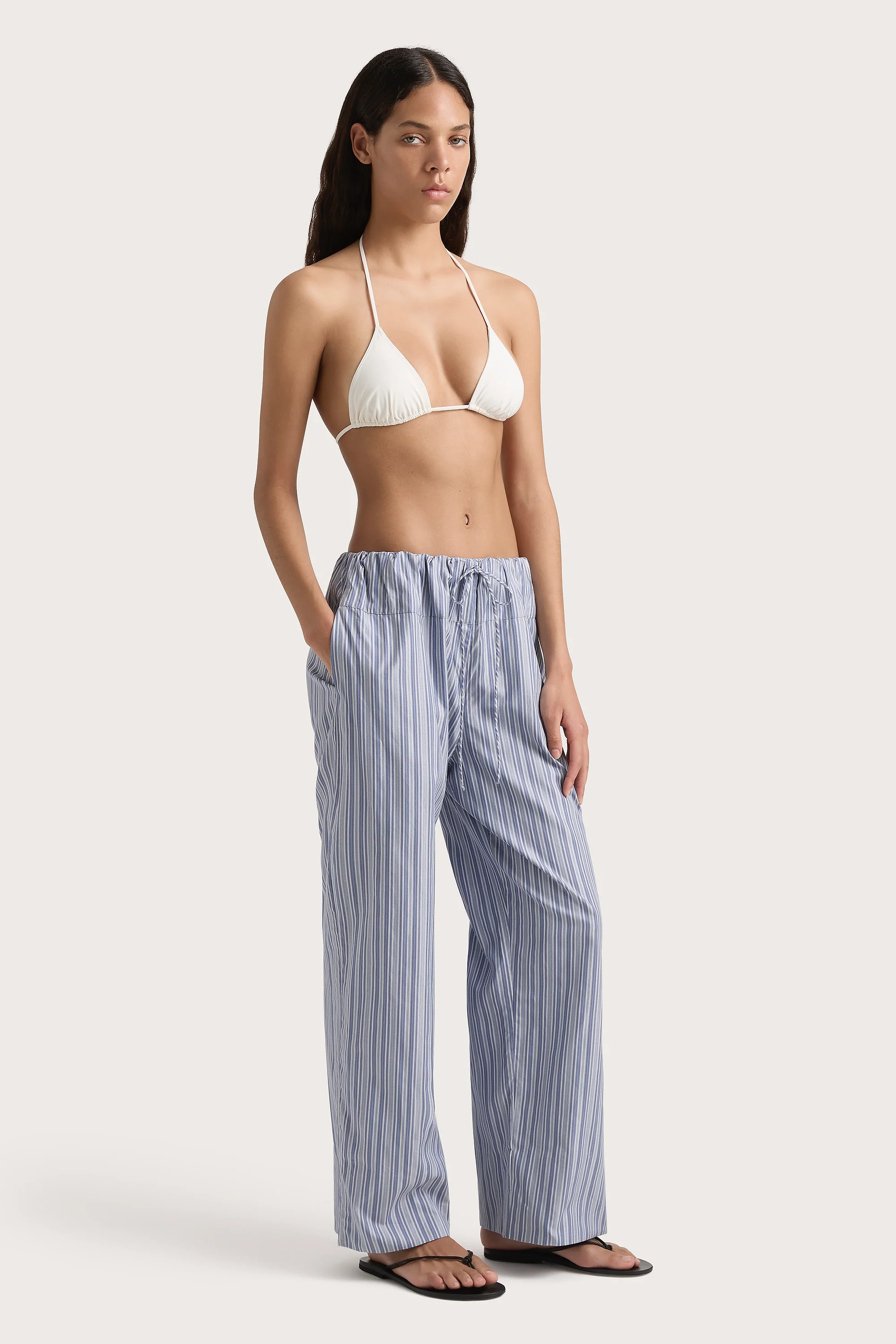 Vieu Relaxed Pant Blue Stripe - Final Sale - Image 4