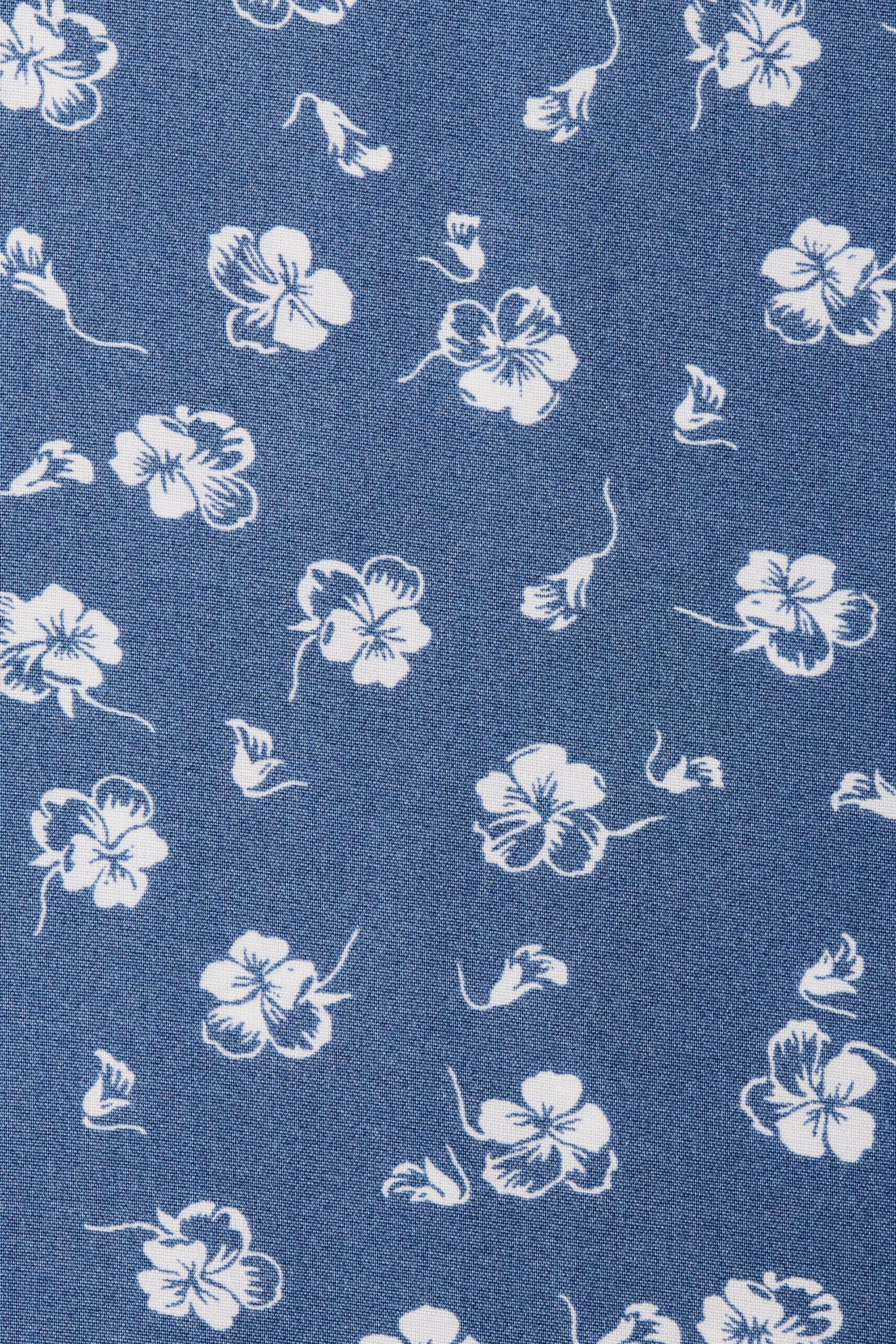 Yerres Midi Dress Floral Blue - Final Sale - Image 5