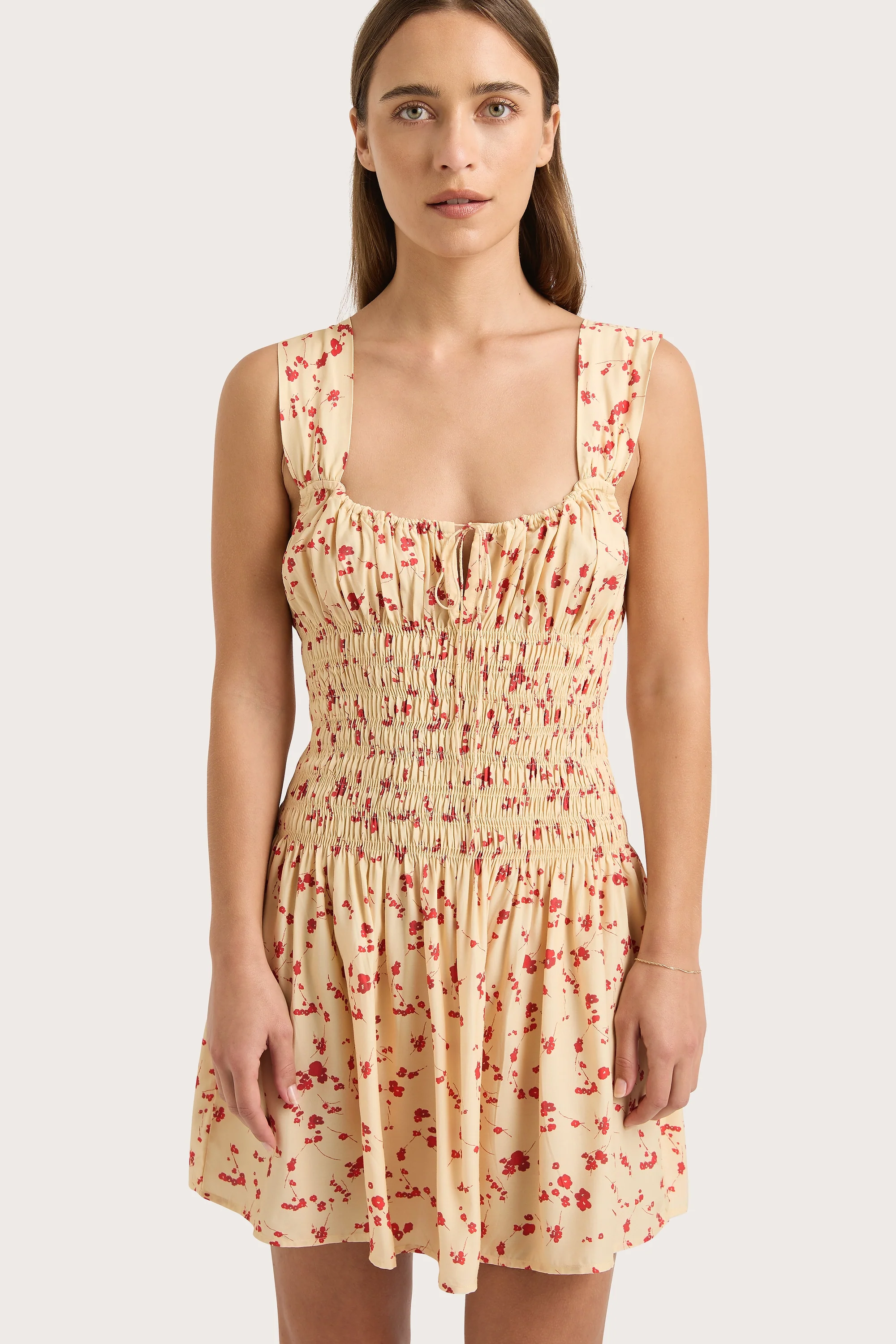 Yerres Mini Dress Blossom Yellow - Final Sale - Image 3