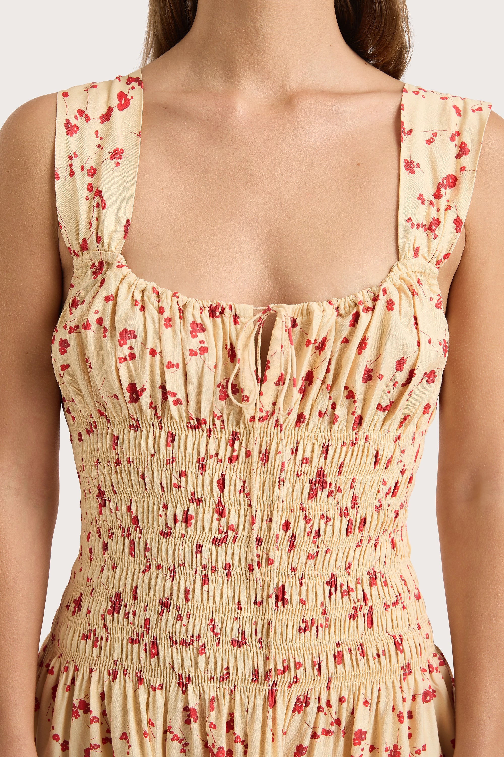 Yerres Mini Dress Blossom Yellow - Final Sale - Image 4