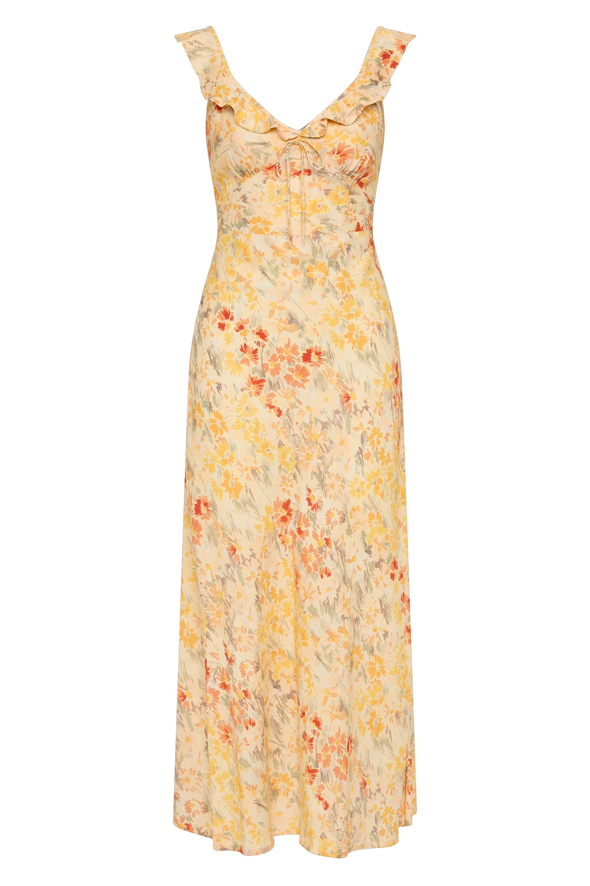 Yvonne Midi Dress Adeline Floral Yellow - Final Sale - Image 7